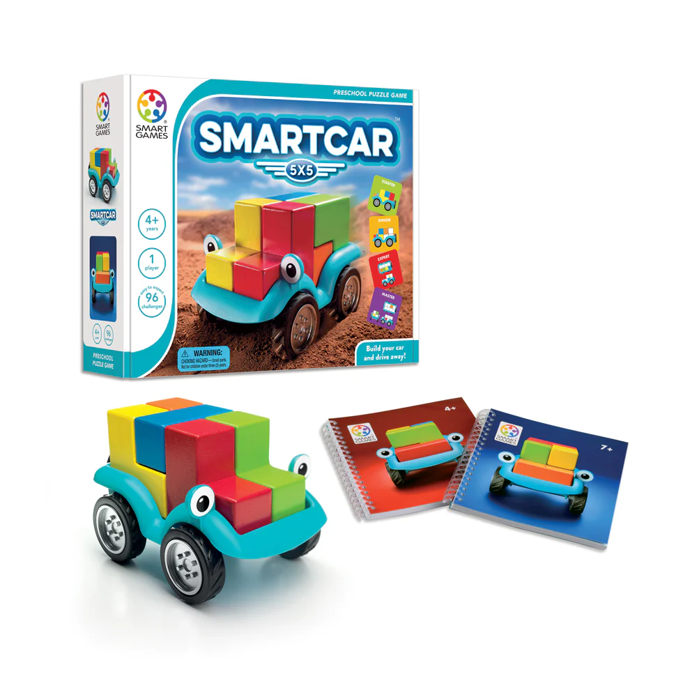 SmartGames SmartCar 5x5 - Multicolor Cognitive Skill-Building Puzzle Car - Image 3