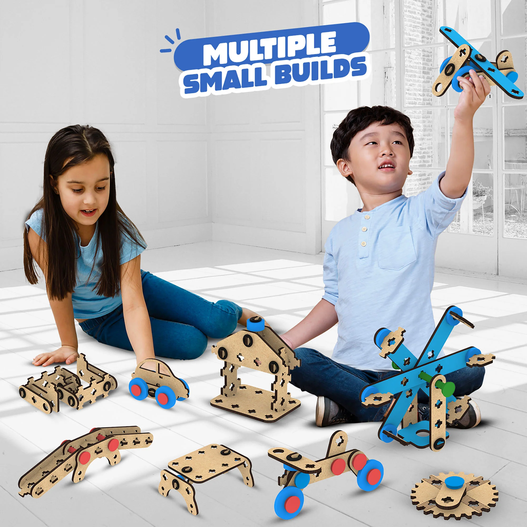 Smartivity 7-In-1 Multi-Builds Hydraulics Science Kit - Image 3