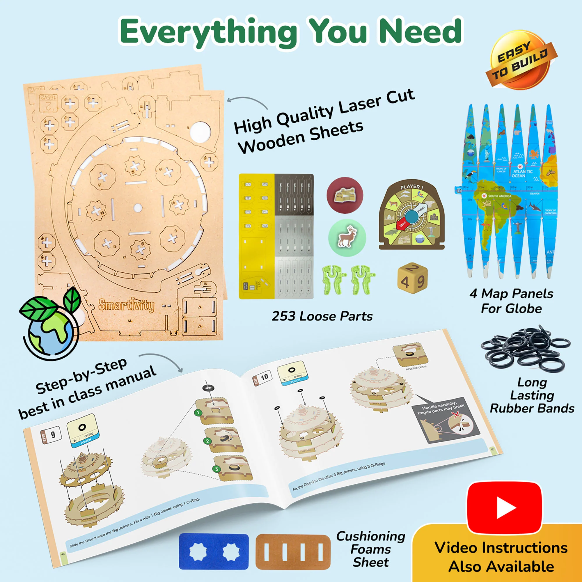 Smartivity Globe Trotters - Interactive AR Globe Kit