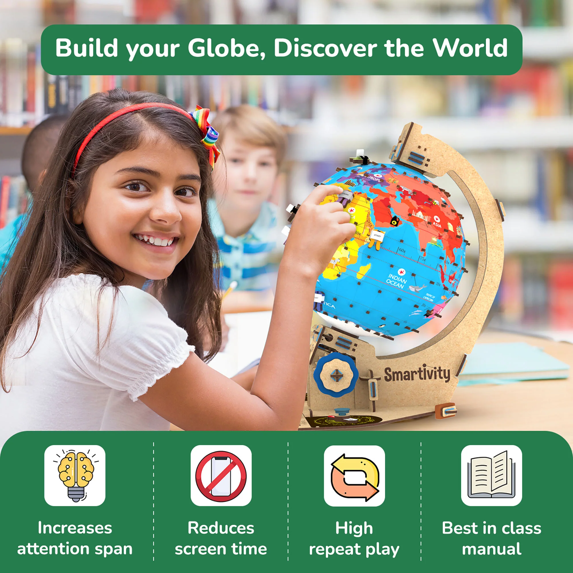 Smartivity Globe Trotters - Interactive AR Globe Kit - Image 4