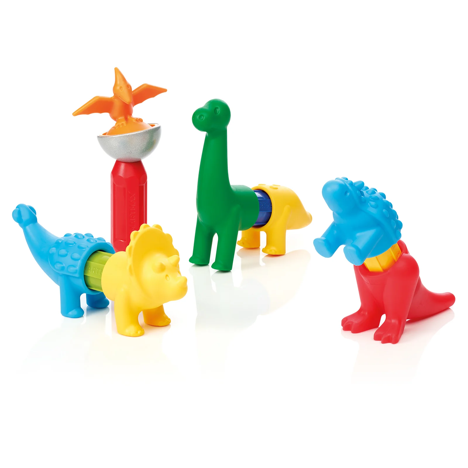 SmartMax My First Dinosaurs Magnetic Building Set, 14 Pieces - Image 2