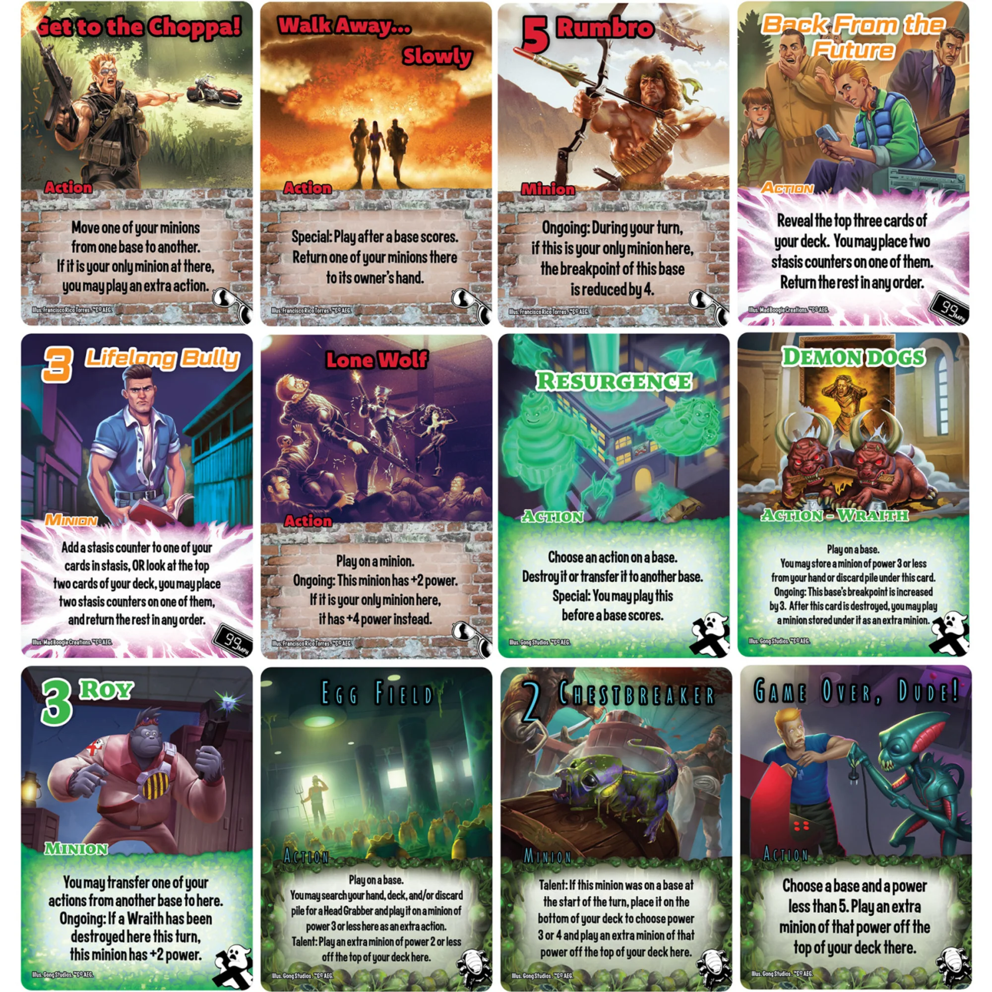 Smash Up: Excellent Movies, Dudes! Expansion Deck Game - Image 4