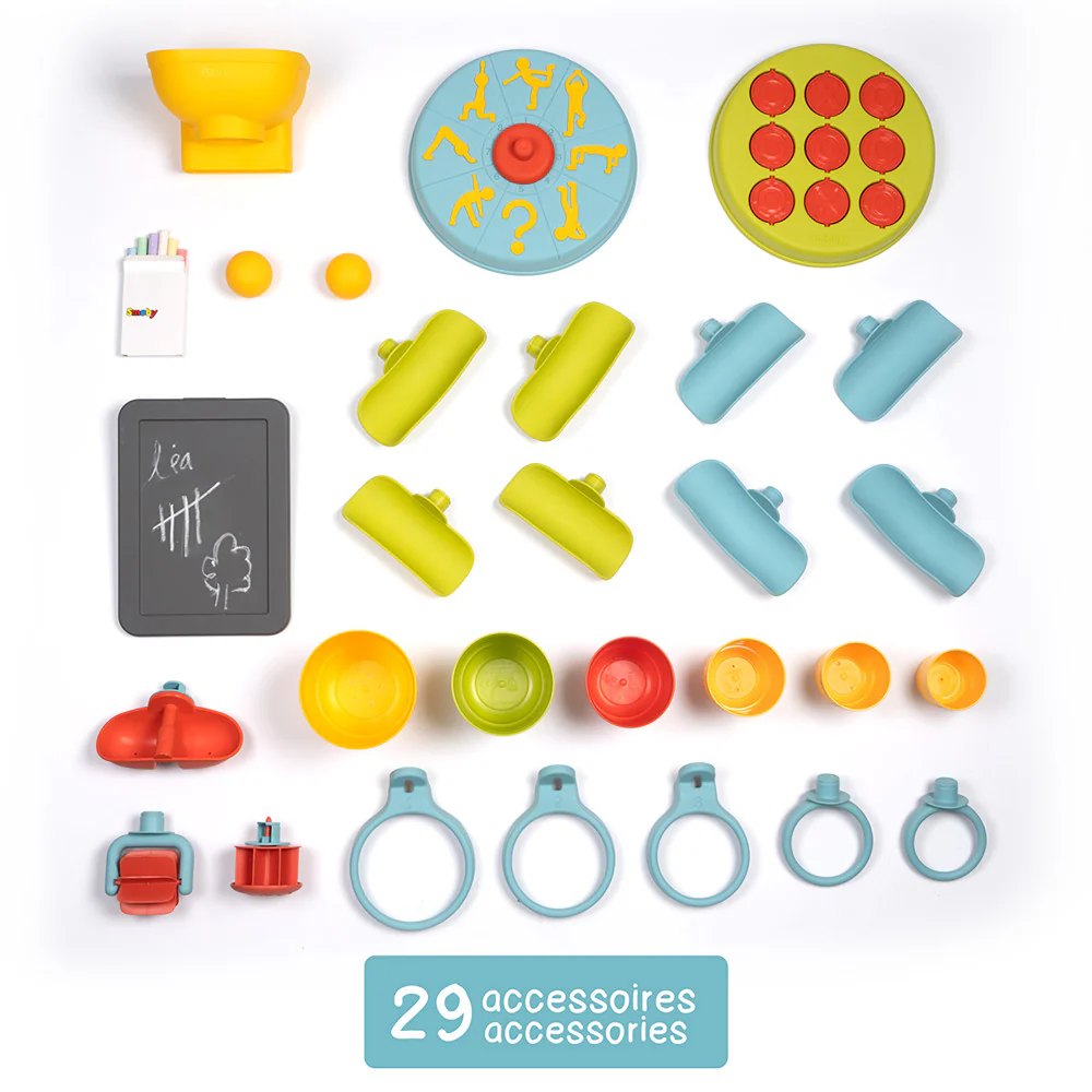 Smoby Ultimate 32" Activity Wall - Water & Ball Play Center for Toddlers - Image 3