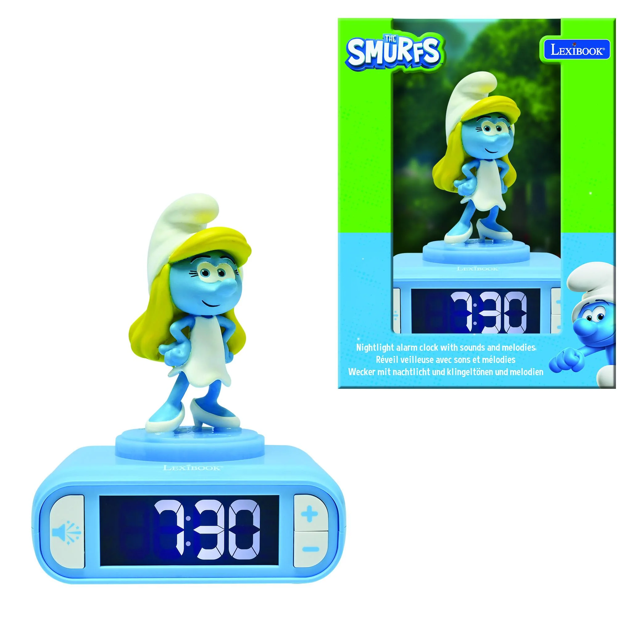 Smurfette Interactive Nightlight & Alarm Clock - Smurf Village Melodies - Image 3