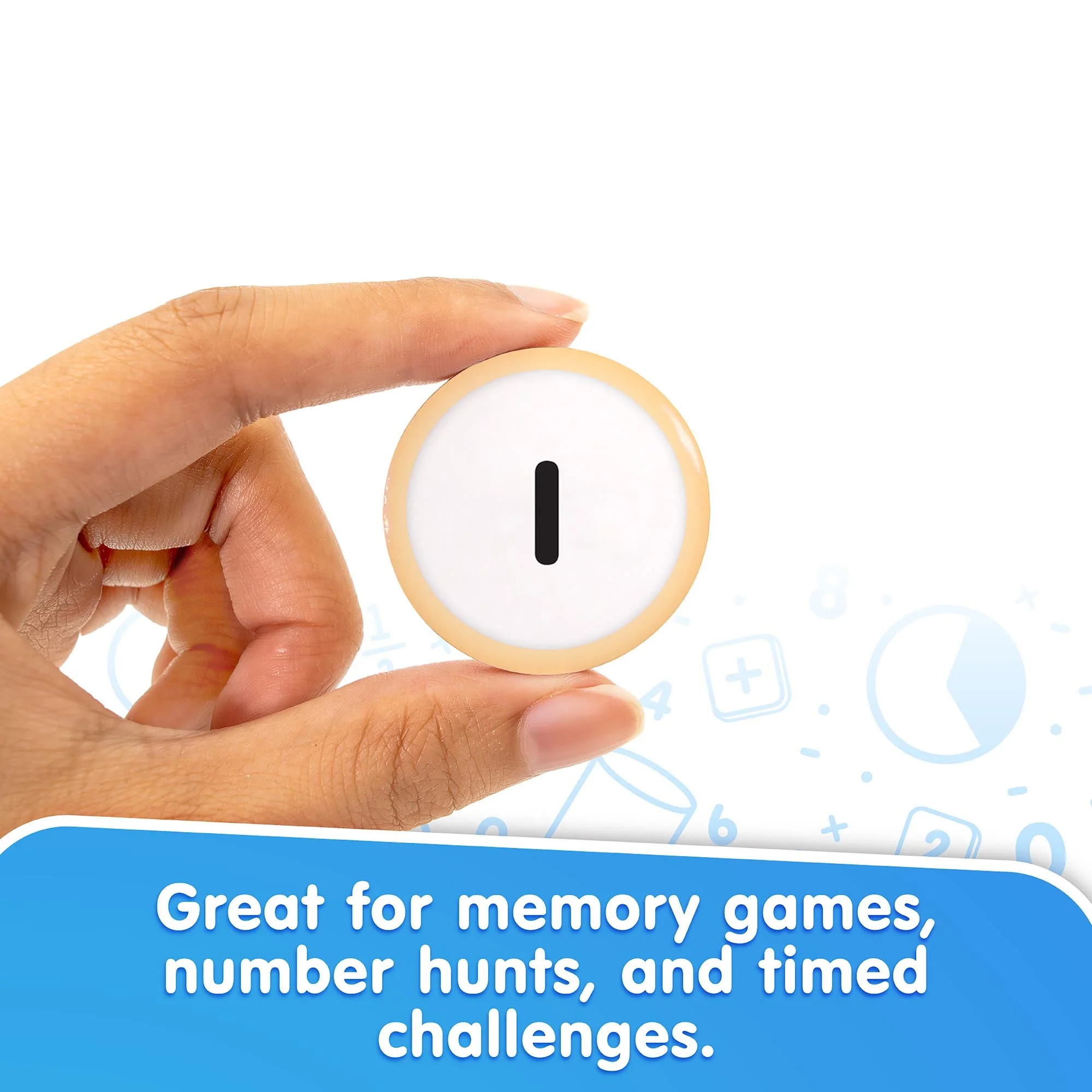 Number Snacks Math Learning Card Game With 90 Double-Sided Donut Cards - Image 3