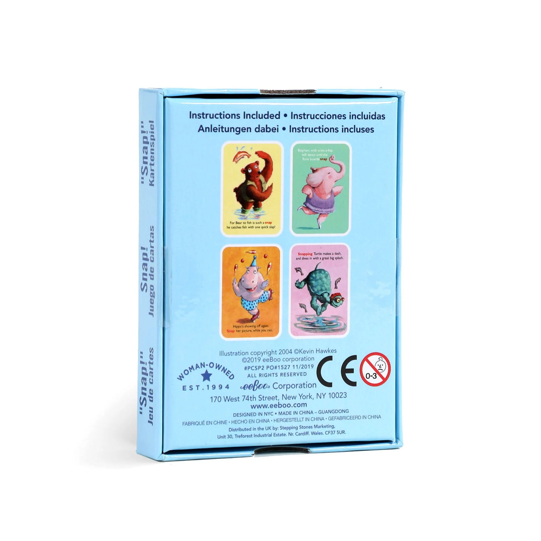 eeBoo Snap Classic Card Game With Rhymes And Animal Illustrations - Image 4