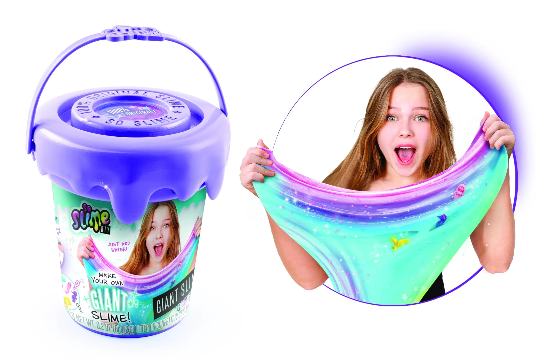 So Slime DIY Giant Slime Bucket - Vibrant Purple - Image 2