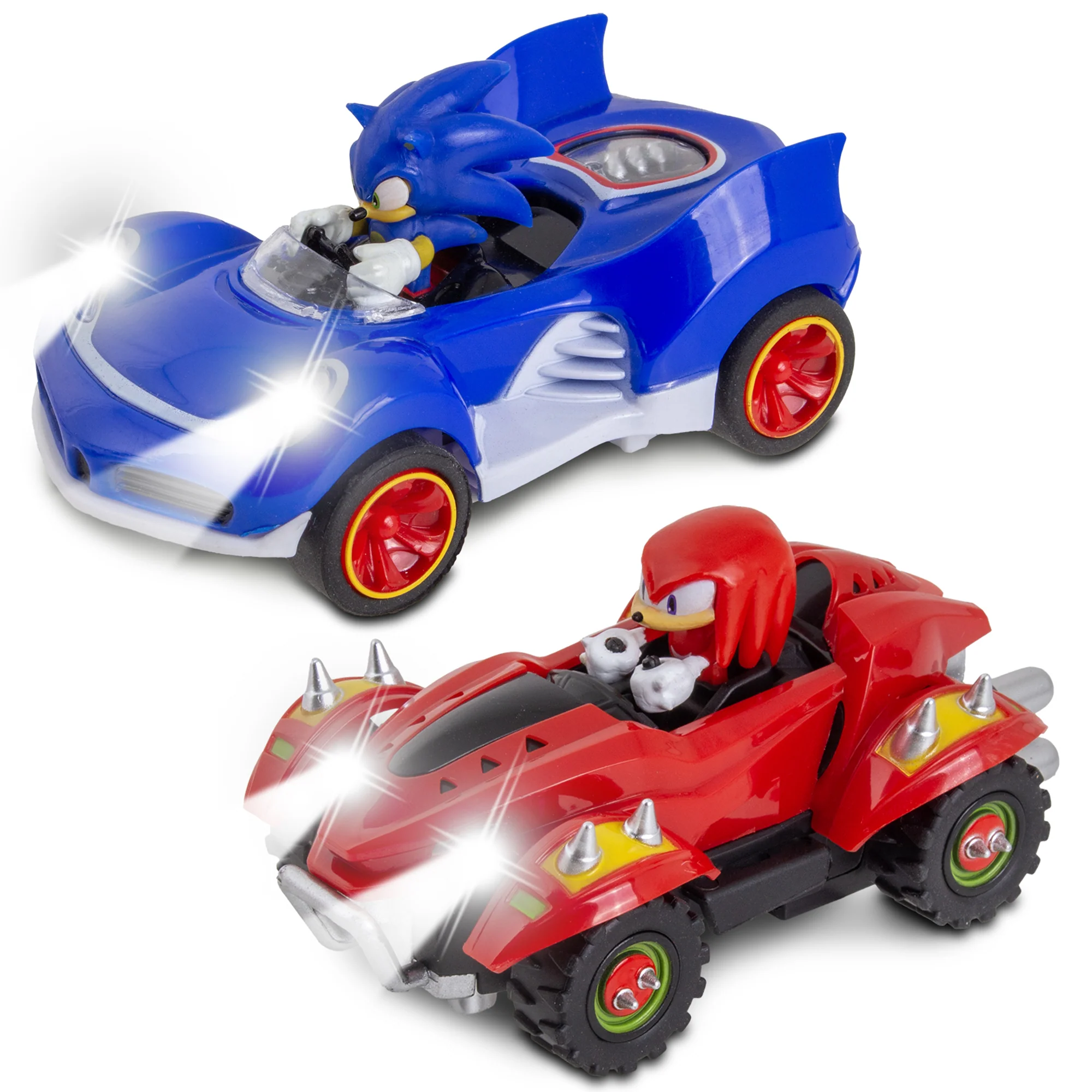 Sonic Crossworlds Slot Car Race Set - Sonic & Knuckles Figure-8 Track - Image 3