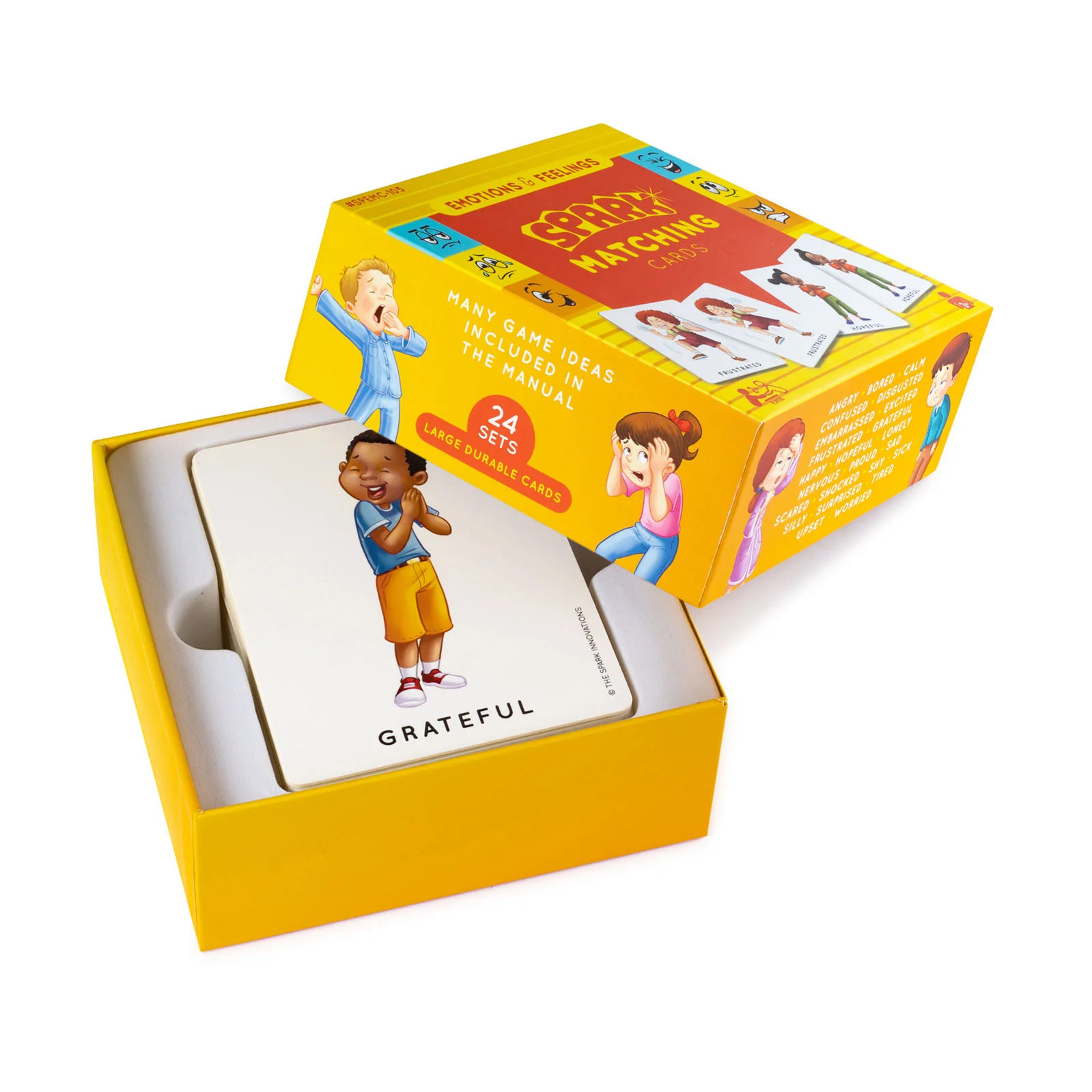 Spark Innovations Emotions and Feelings - Character Matching Memory Game - Image 2