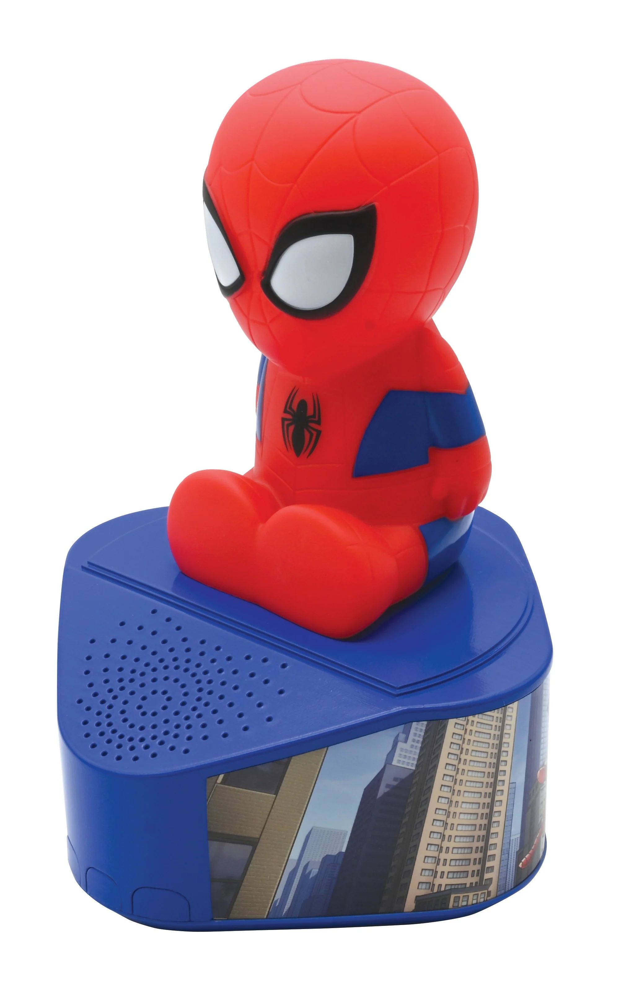 Marvel Spider-Man Illuminating Bluetooth Speaker - Light-Up Eyes - Red - Image 2