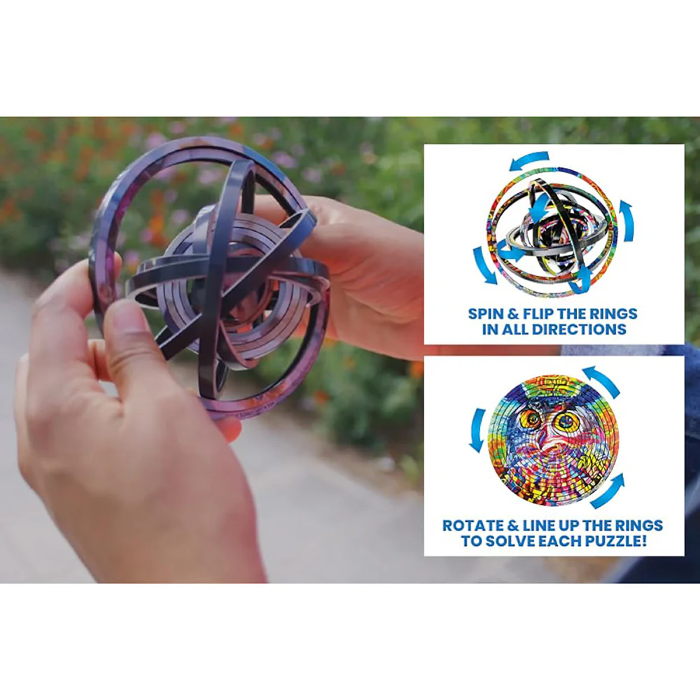 Barbie Fashionista Spin Flip Puzzle - 12 Ring Double-Sided Puzzle - Image 4