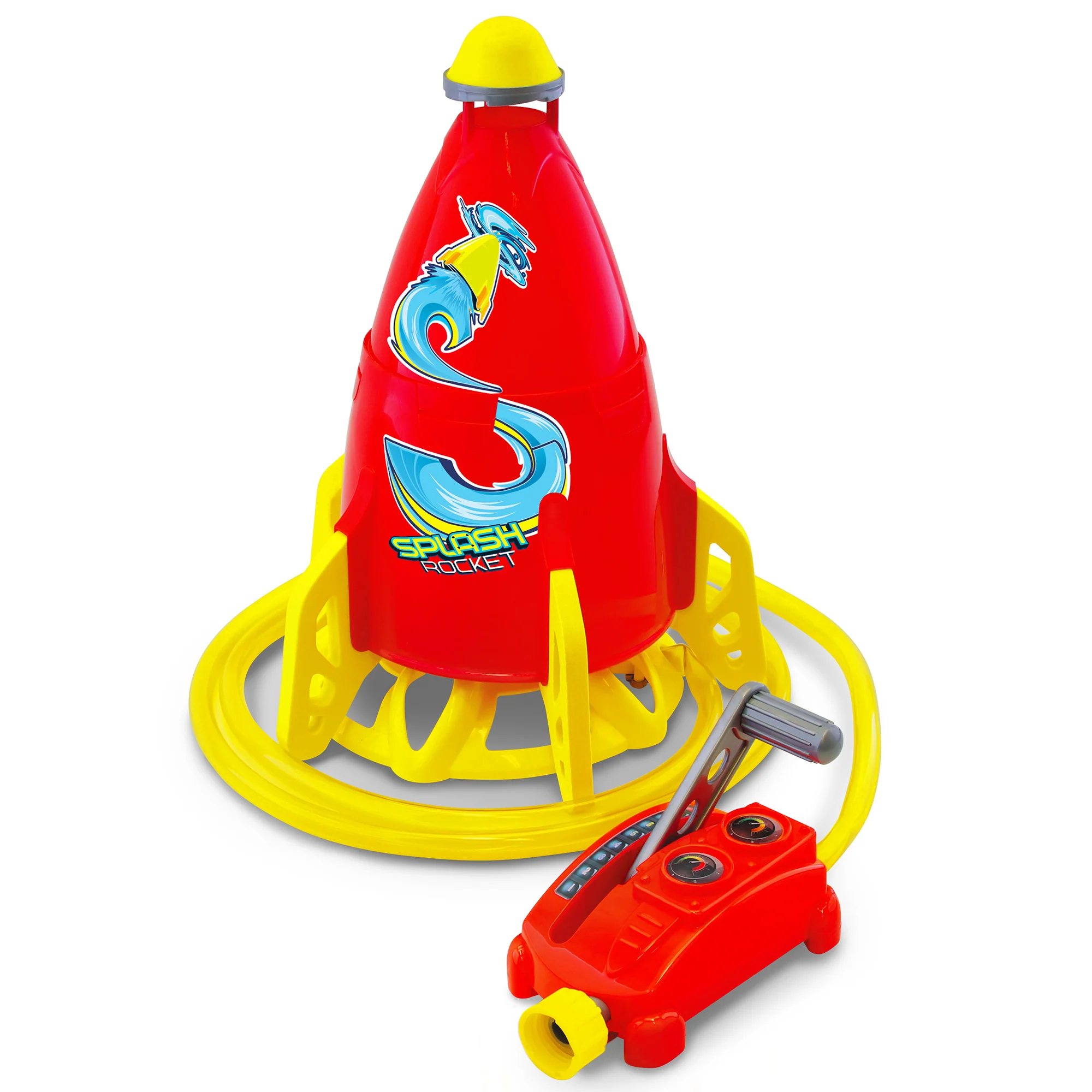 Splash Rocket Water-Powered Outdoor Launch Toy With Hose Attachment - Image 2