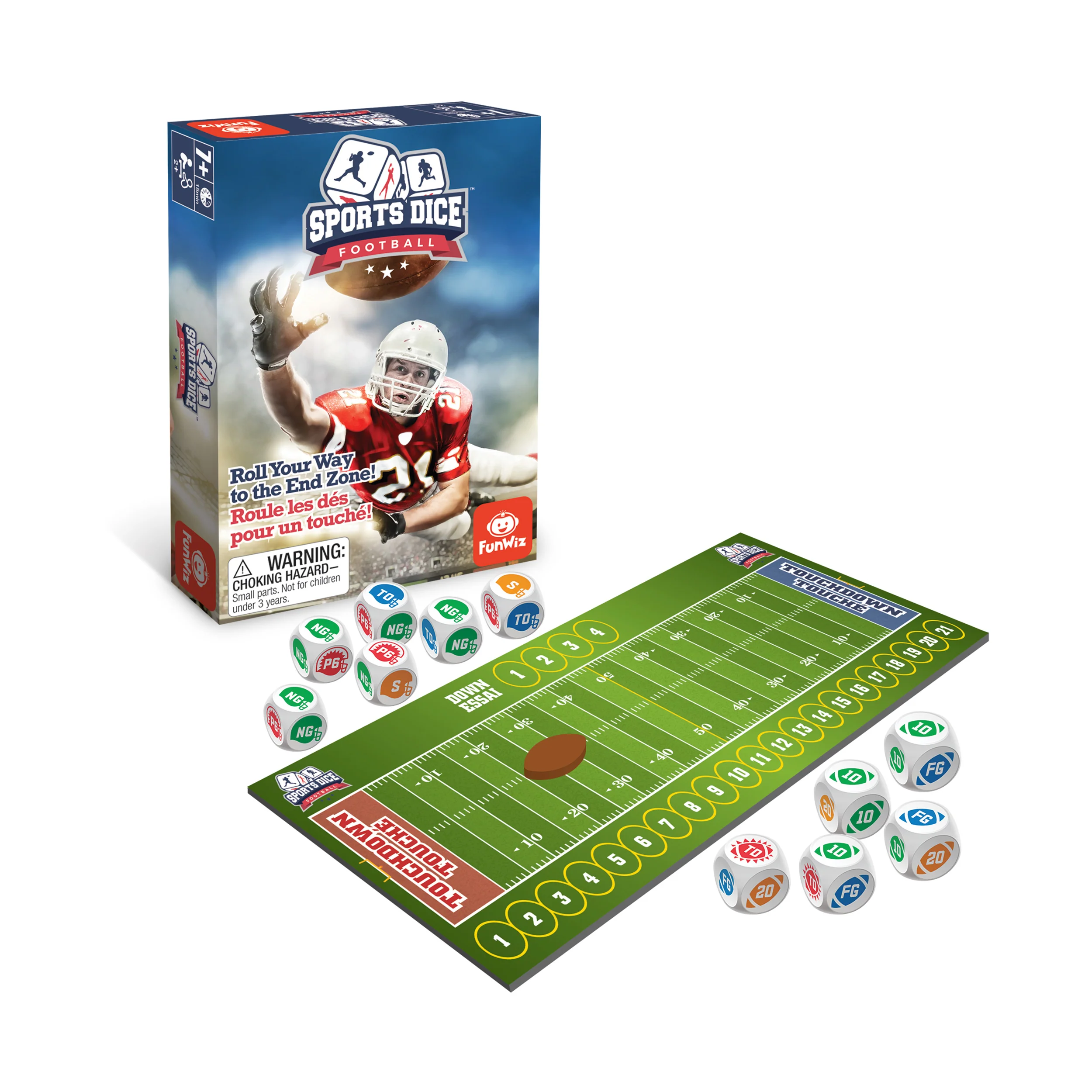 Sports Dice Football Fast-Paced Strategy Dice Game - Image 3