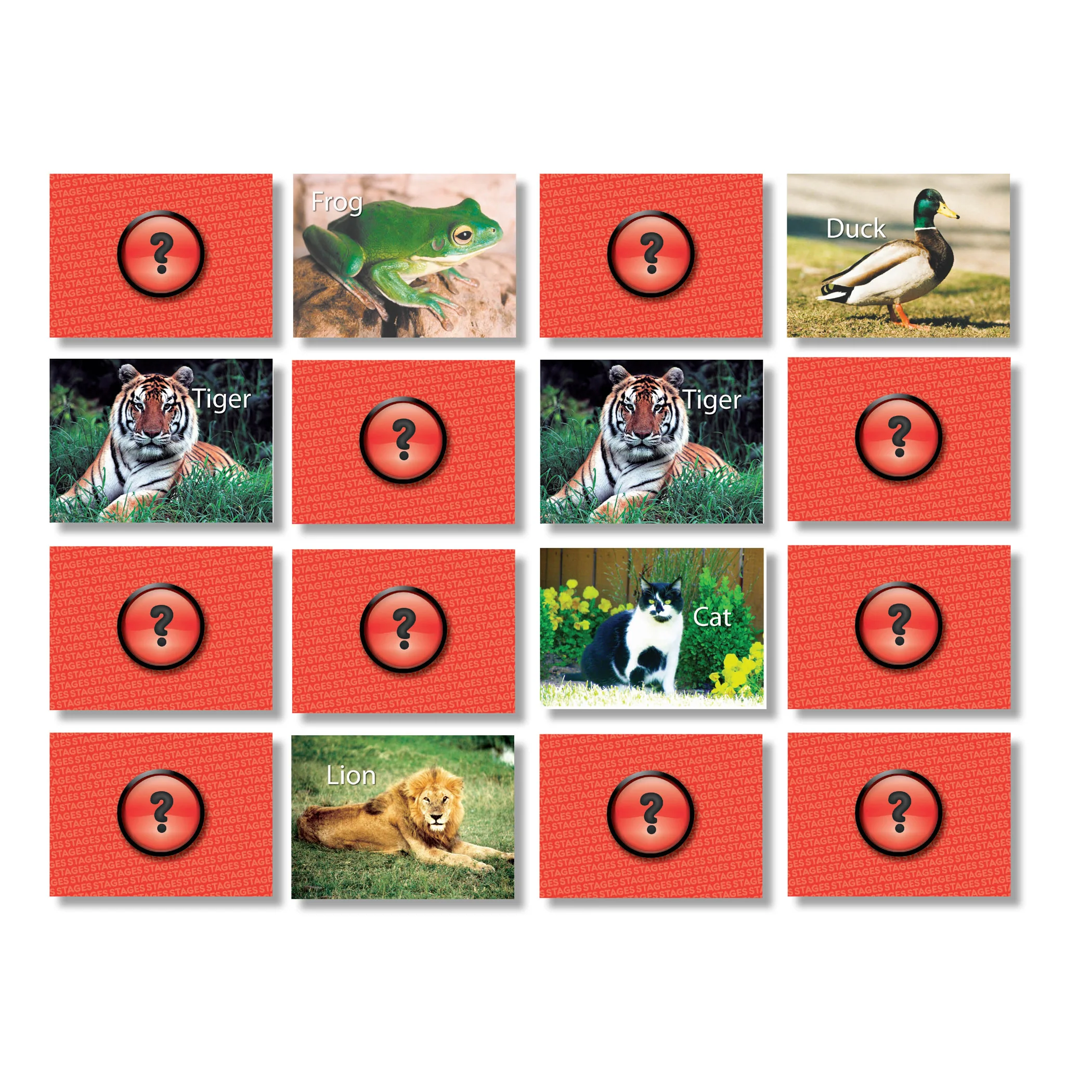 Stages Learning Materials - Animal Photographic Memory Matching Game - Pack of 3 - Image 3
