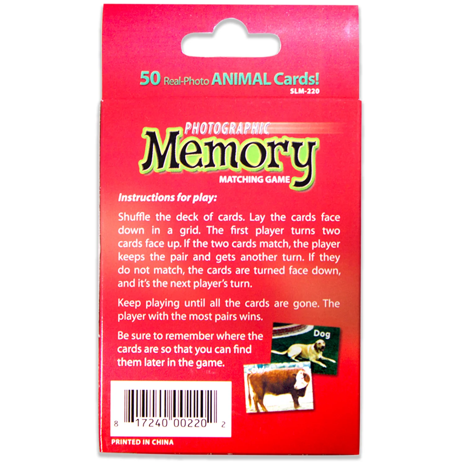 Stages Learning Materials - Animal Photographic Memory Matching Game - Pack of 3 - Image 4