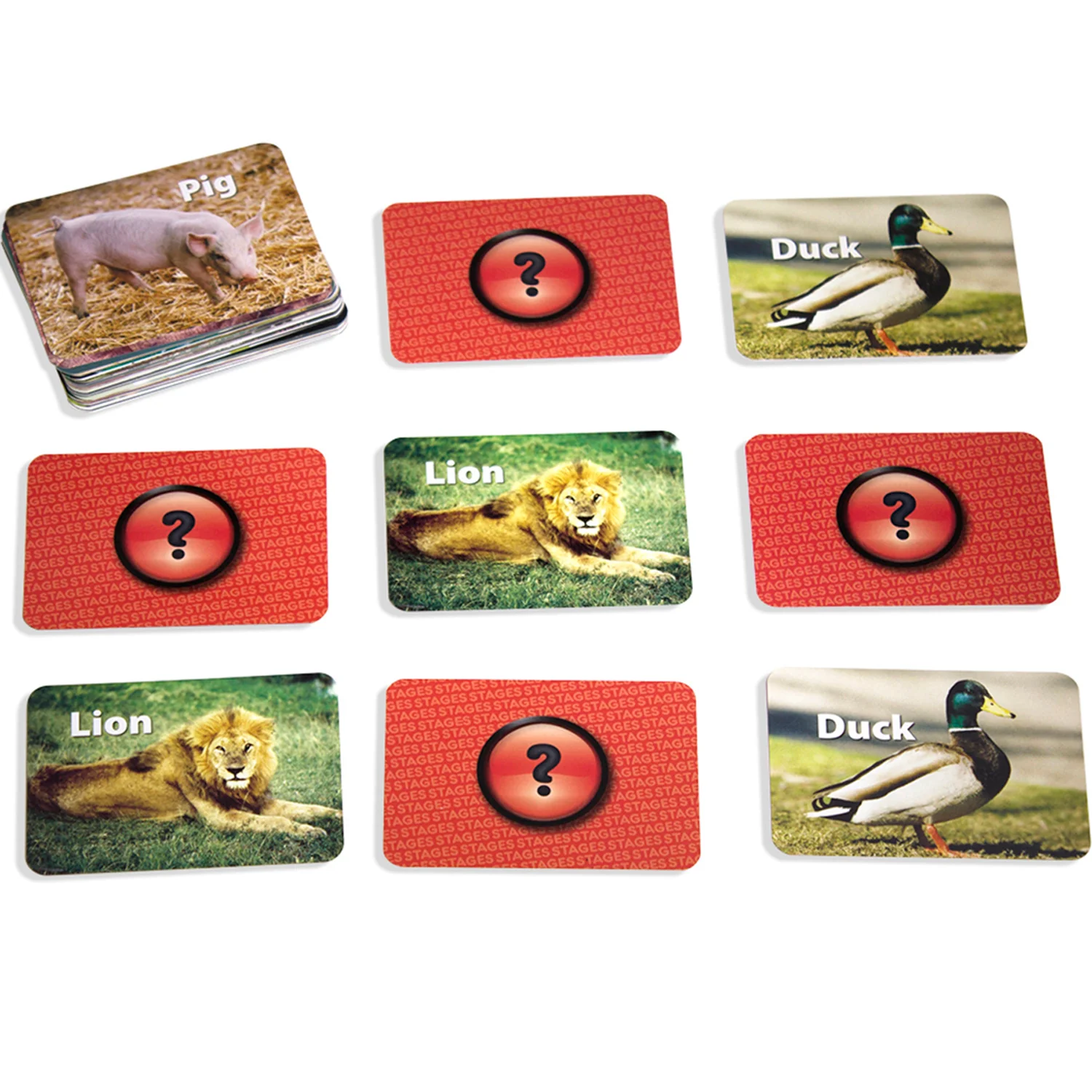Stages Learning Materials - Animal Photographic Memory Matching Game - Pack of 3 - Image 5