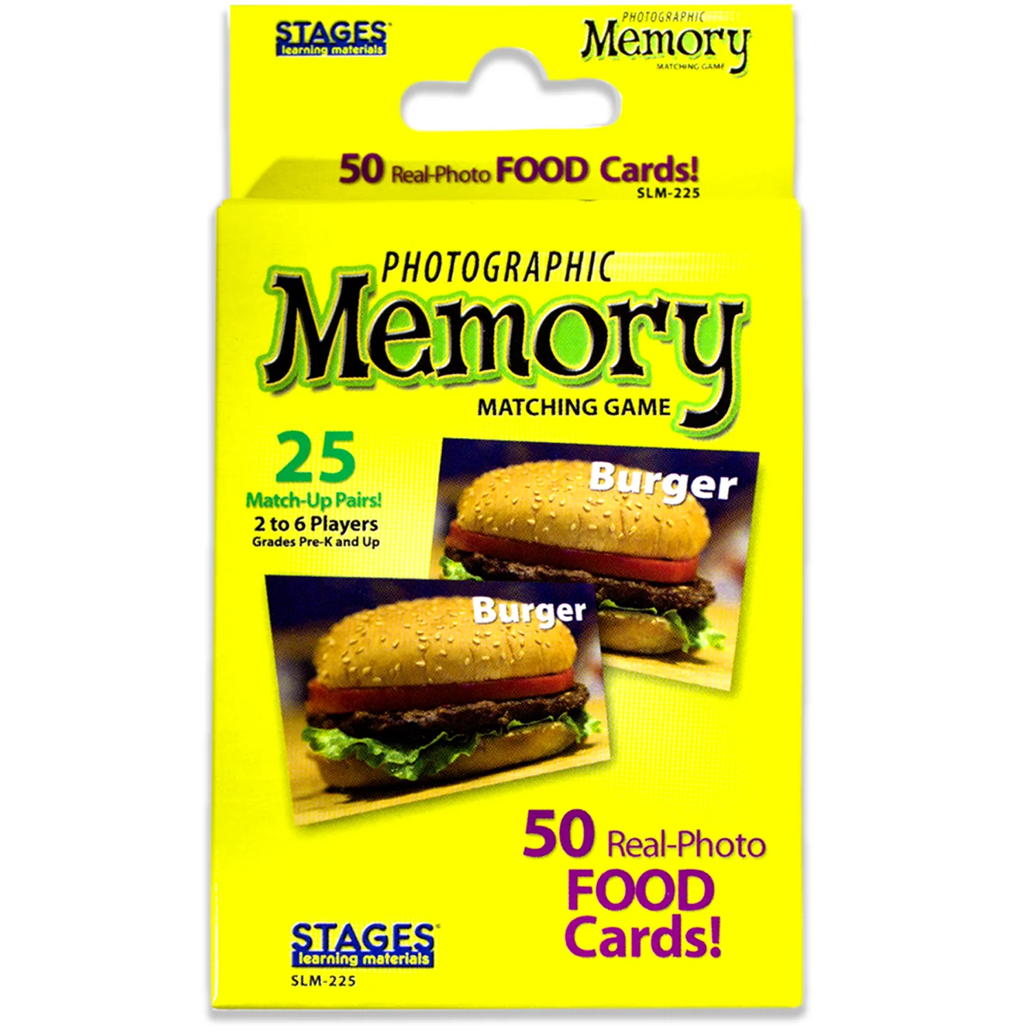 Stages Learning Materials Memory Match Game - Food Trio - Image 2