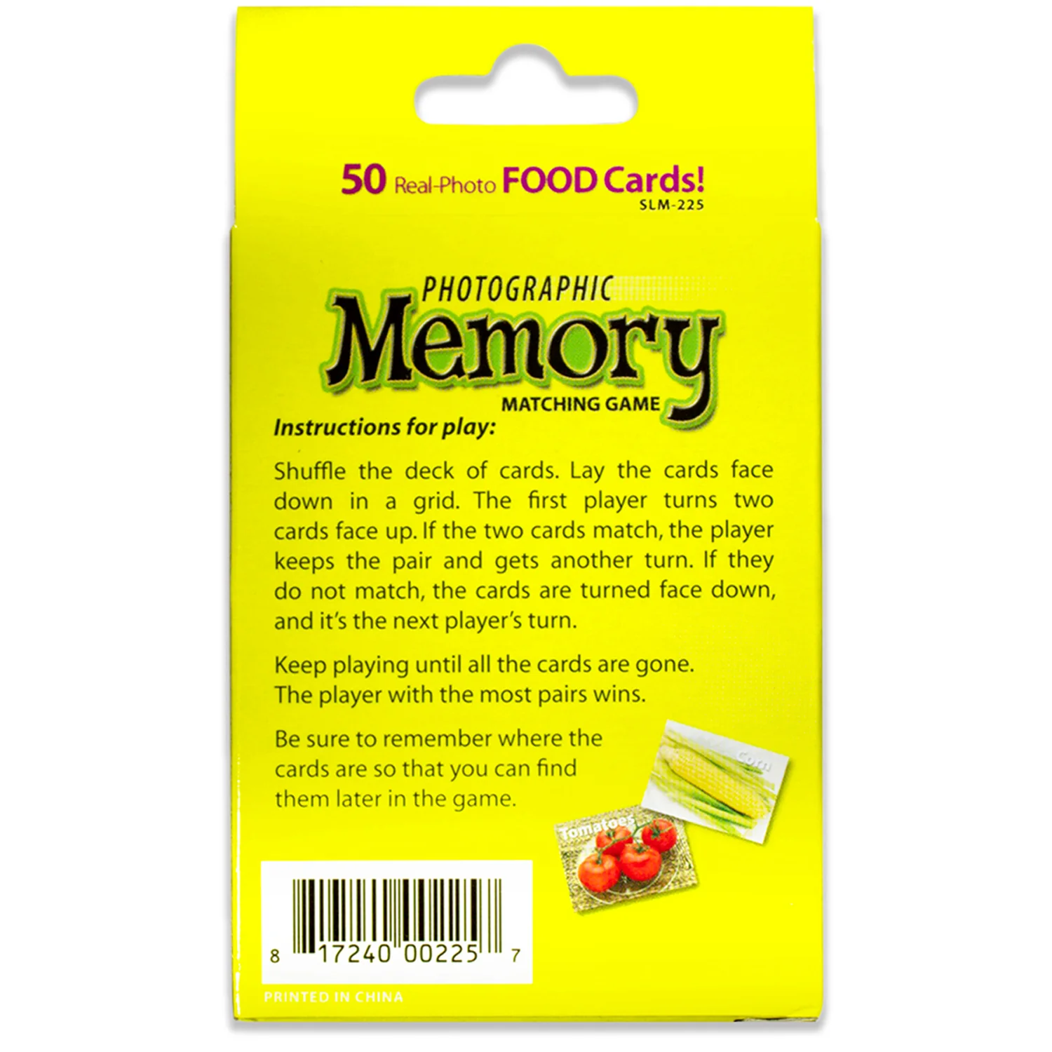 Stages Learning Materials Memory Match Game - Food Trio - Image 4