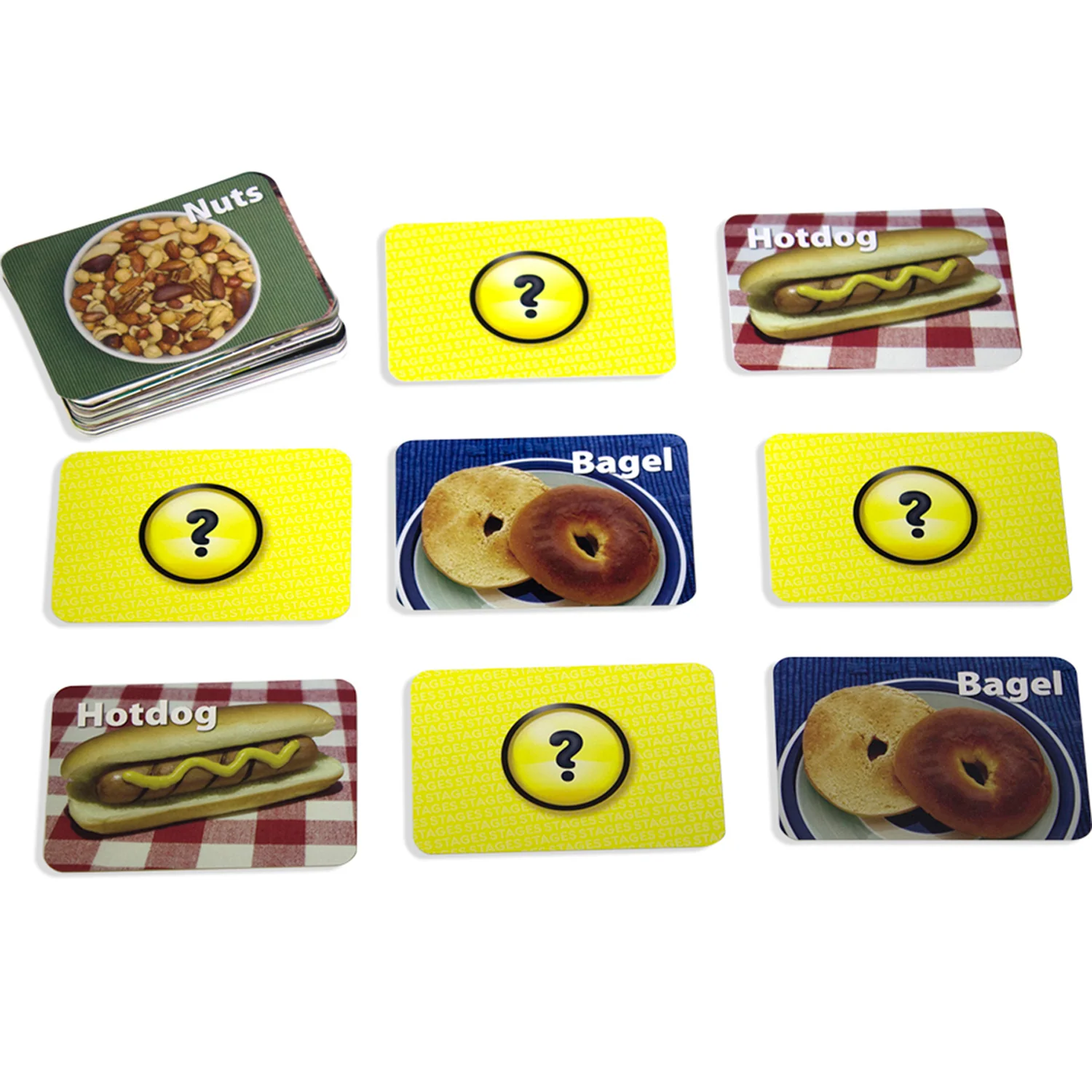 Stages Learning Materials Memory Match Game - Food Trio - Image 5