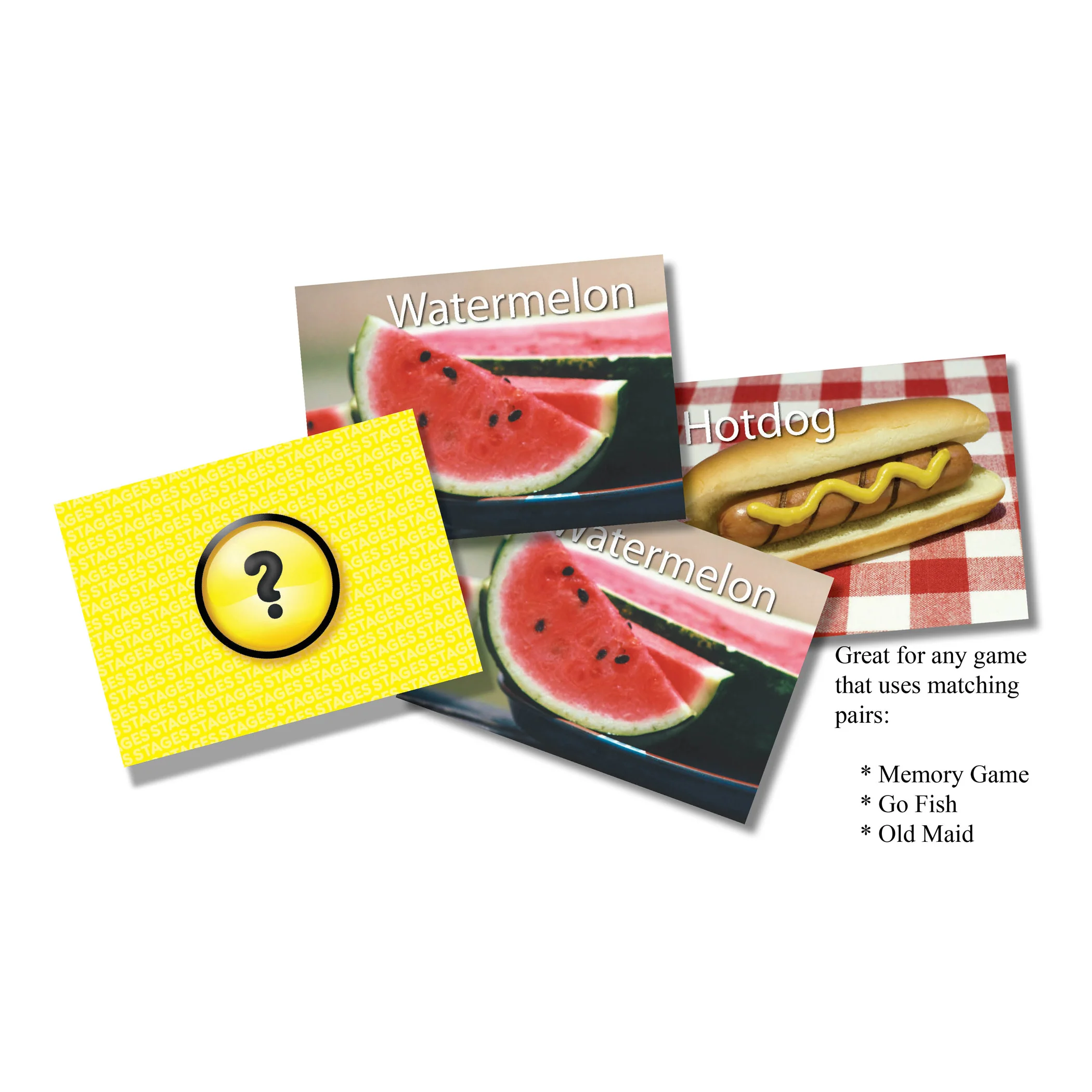 Stages Learning Materials Memory Match Game - Food Trio - Image 6
