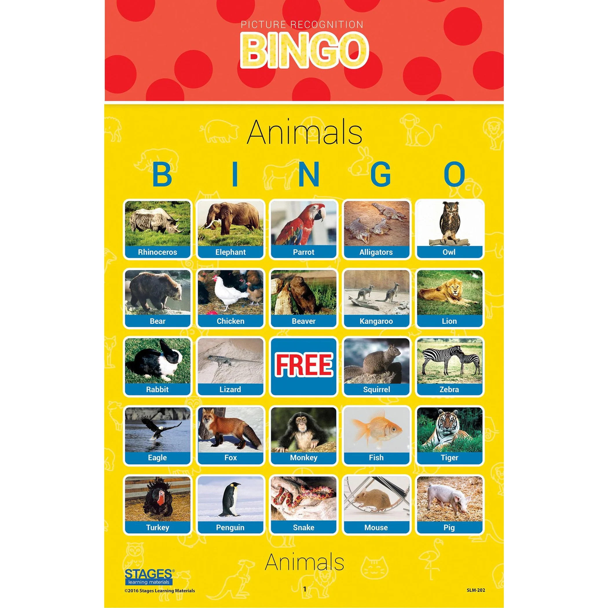 Stages Learning Bingo Games Set - Picture Recognition - Multilingual Play - Image 5