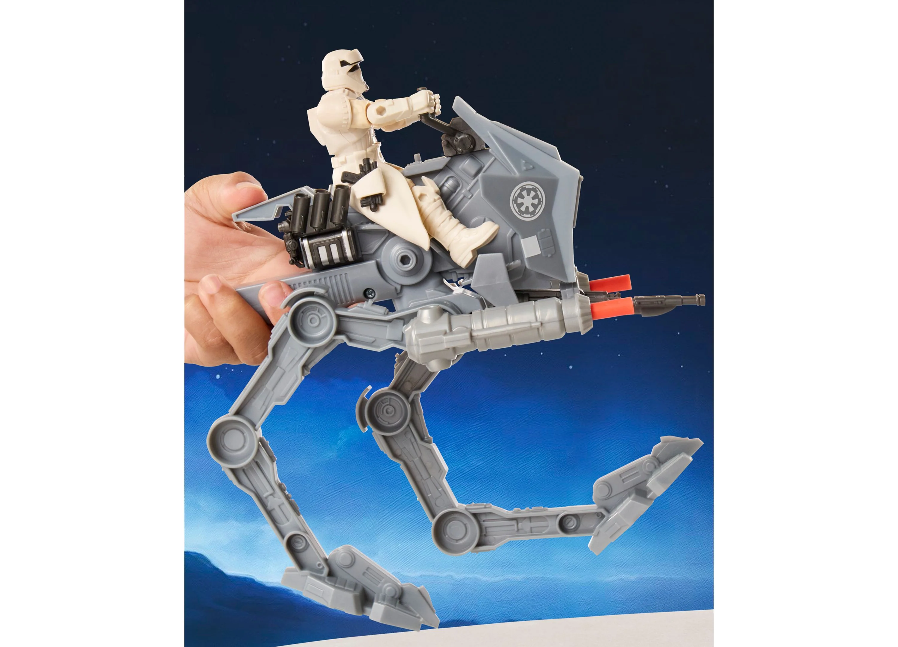 Star Wars ActionVerse AT-RT & Imperial Remnant AT-RT Driver Vehicle Set - Image 3