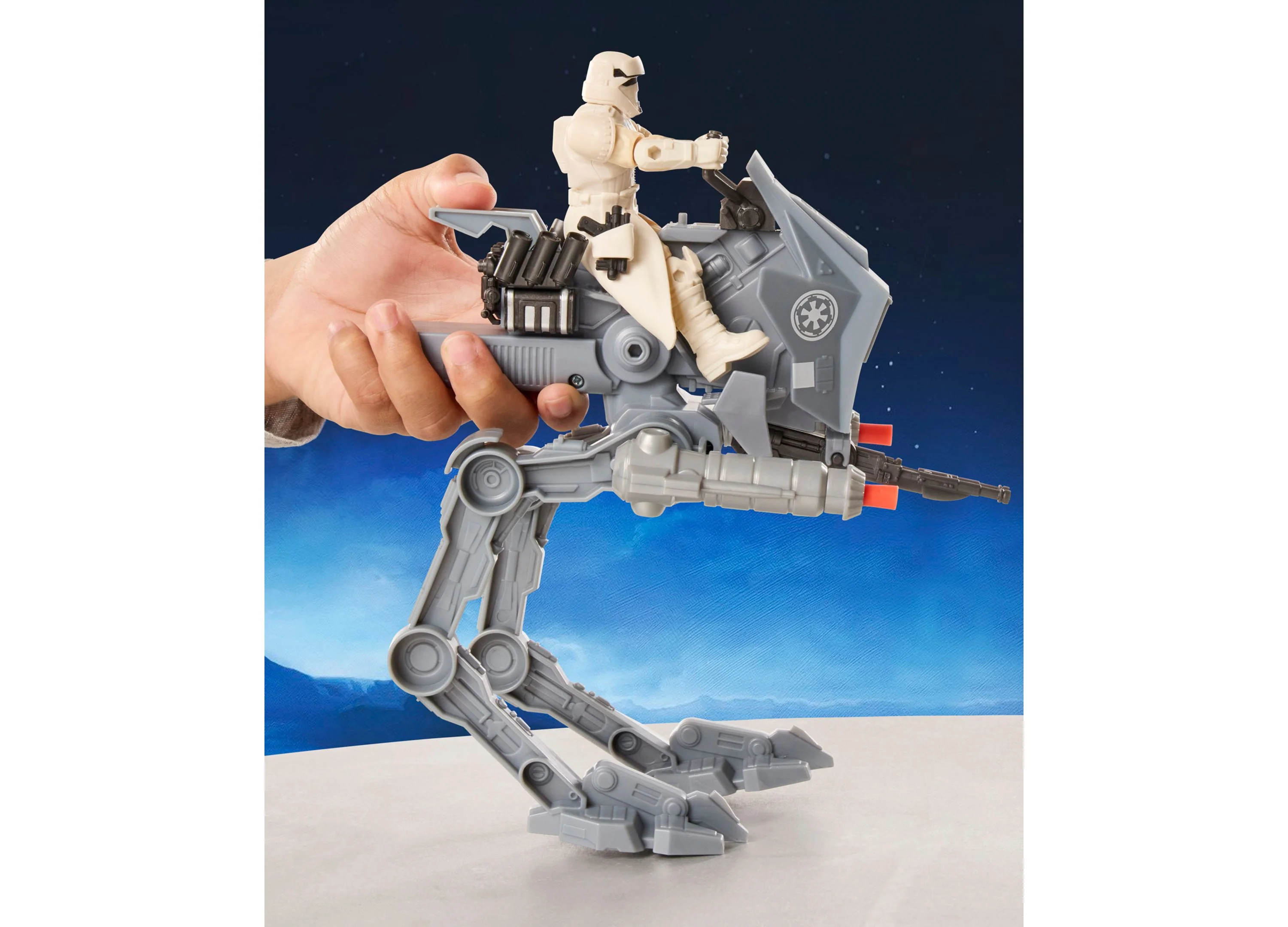Star Wars ActionVerse AT-RT & Imperial Remnant AT-RT Driver Vehicle Set - Image 7