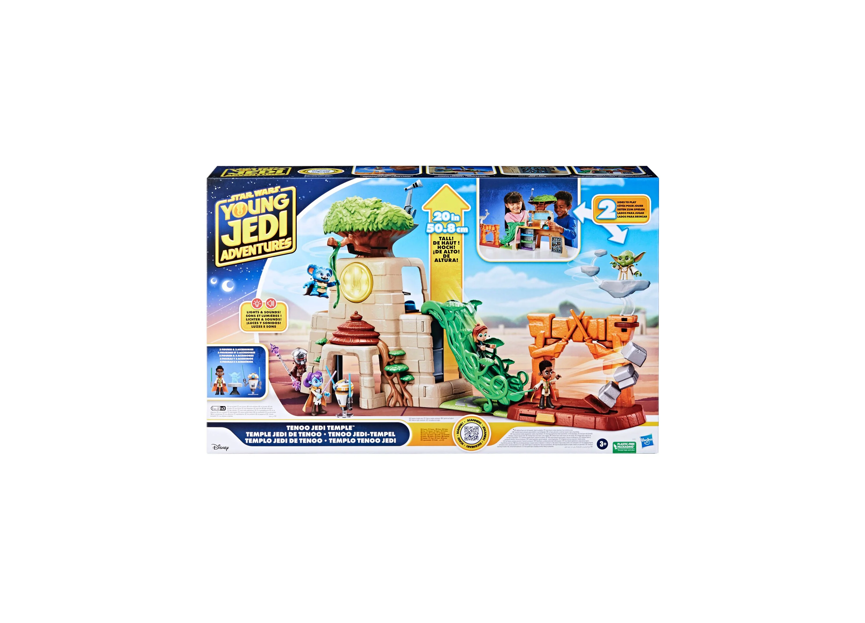 Star Wars Tenoo Jedi Temple Playset - Interactive Galactic Adventure - Image 3