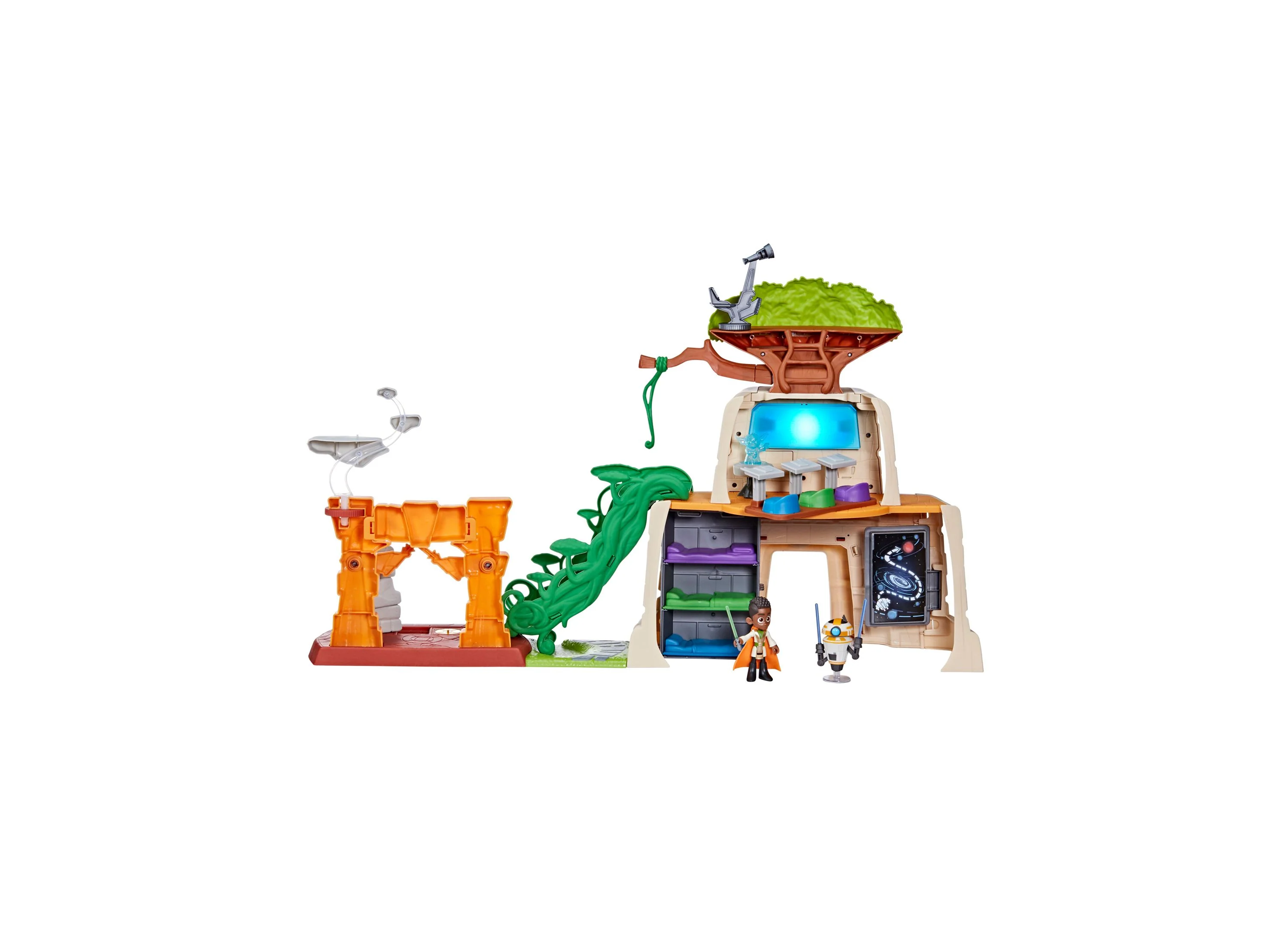 Star Wars Tenoo Jedi Temple Playset - Interactive Galactic Adventure - Image 4