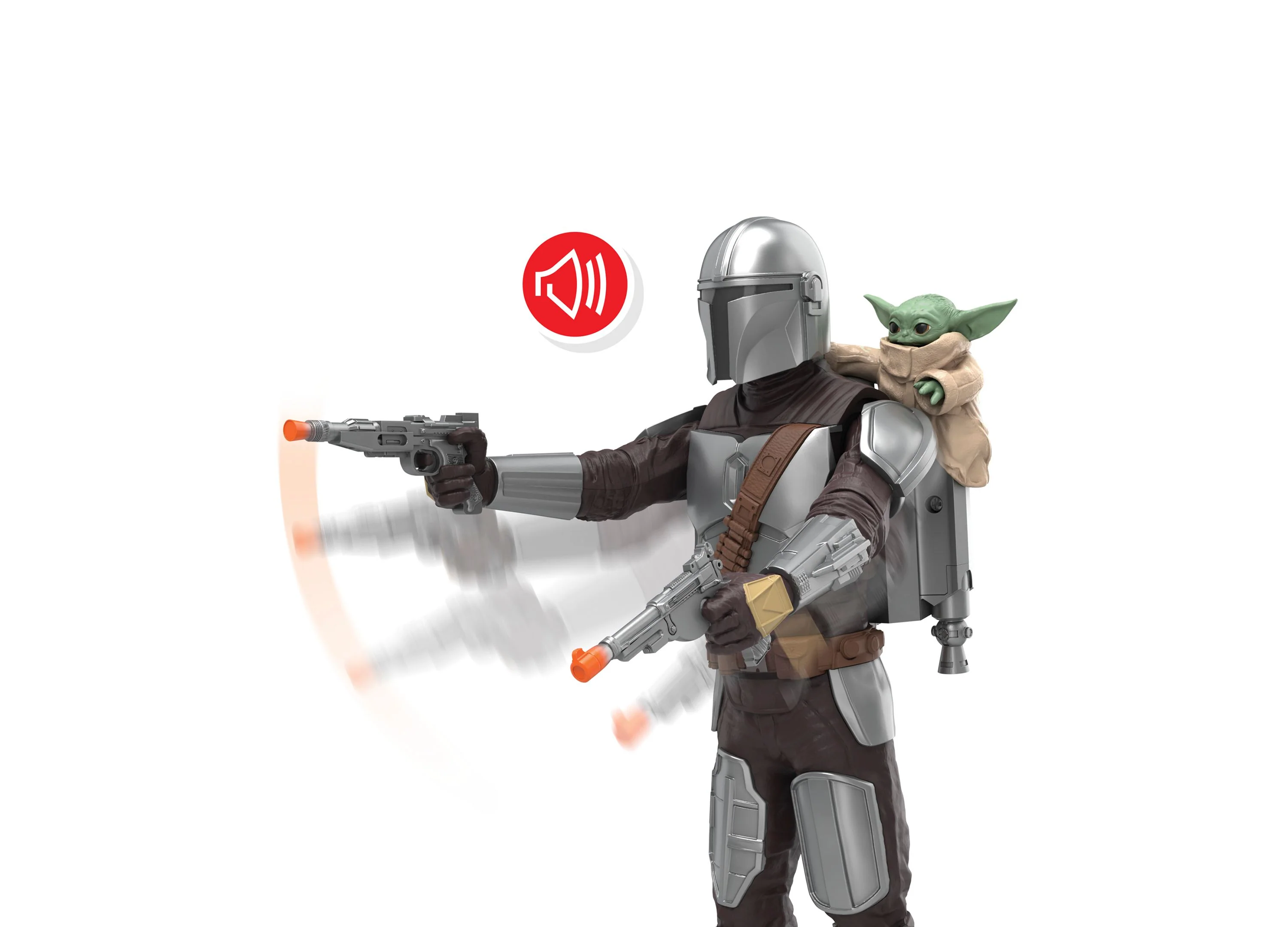 Star Wars The Mandalorian & Grogu Bounty Blaster 11-Inch Action Figure - Image 4
