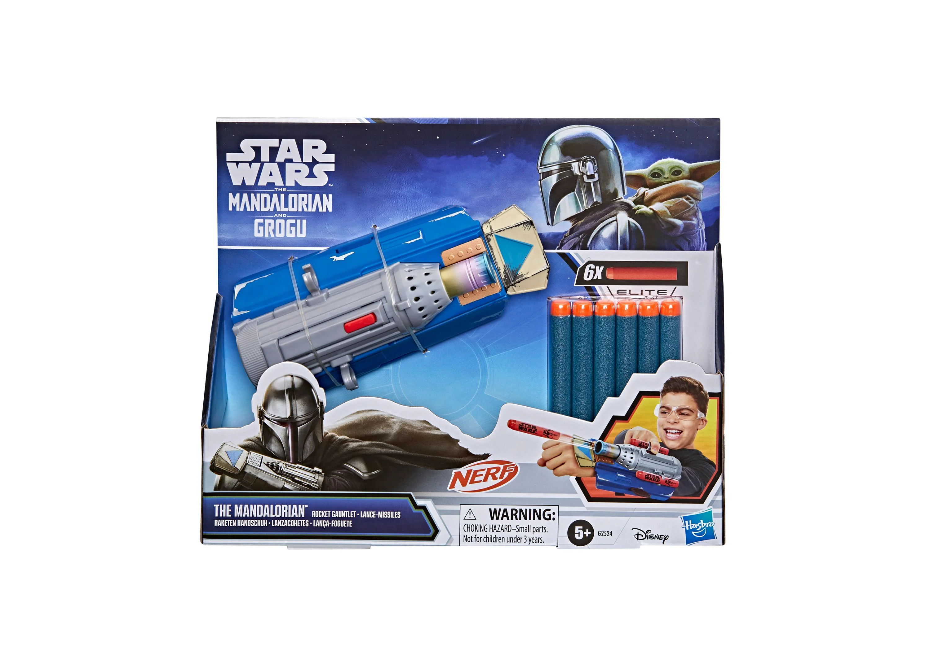 Nerf Star Wars The Mandalorian Rocket Gauntlet With 6 Darts Ages 5+ - Image 4