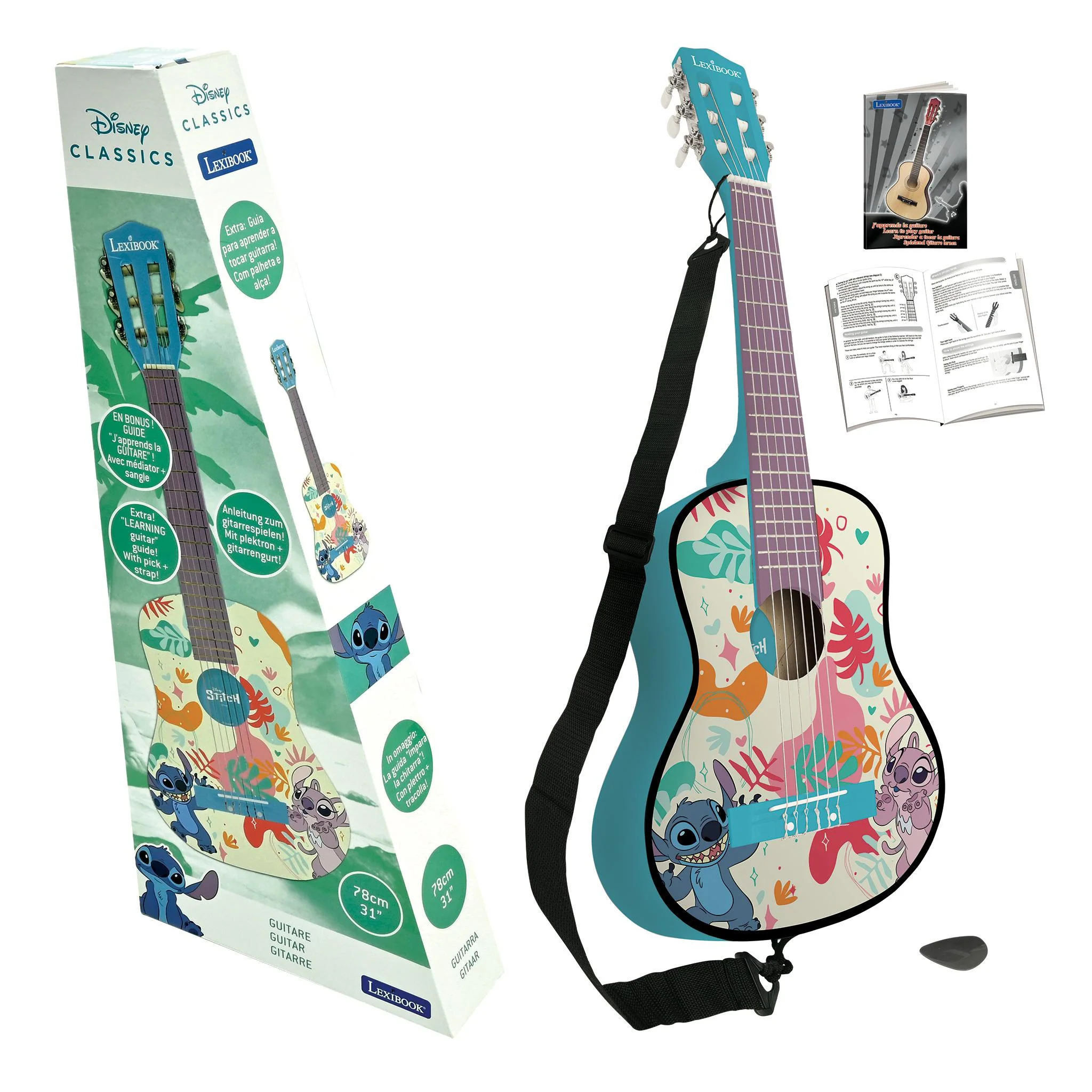 Stitch Melodic 31-Inch Acoustic Guitar with Accessories - Image 3