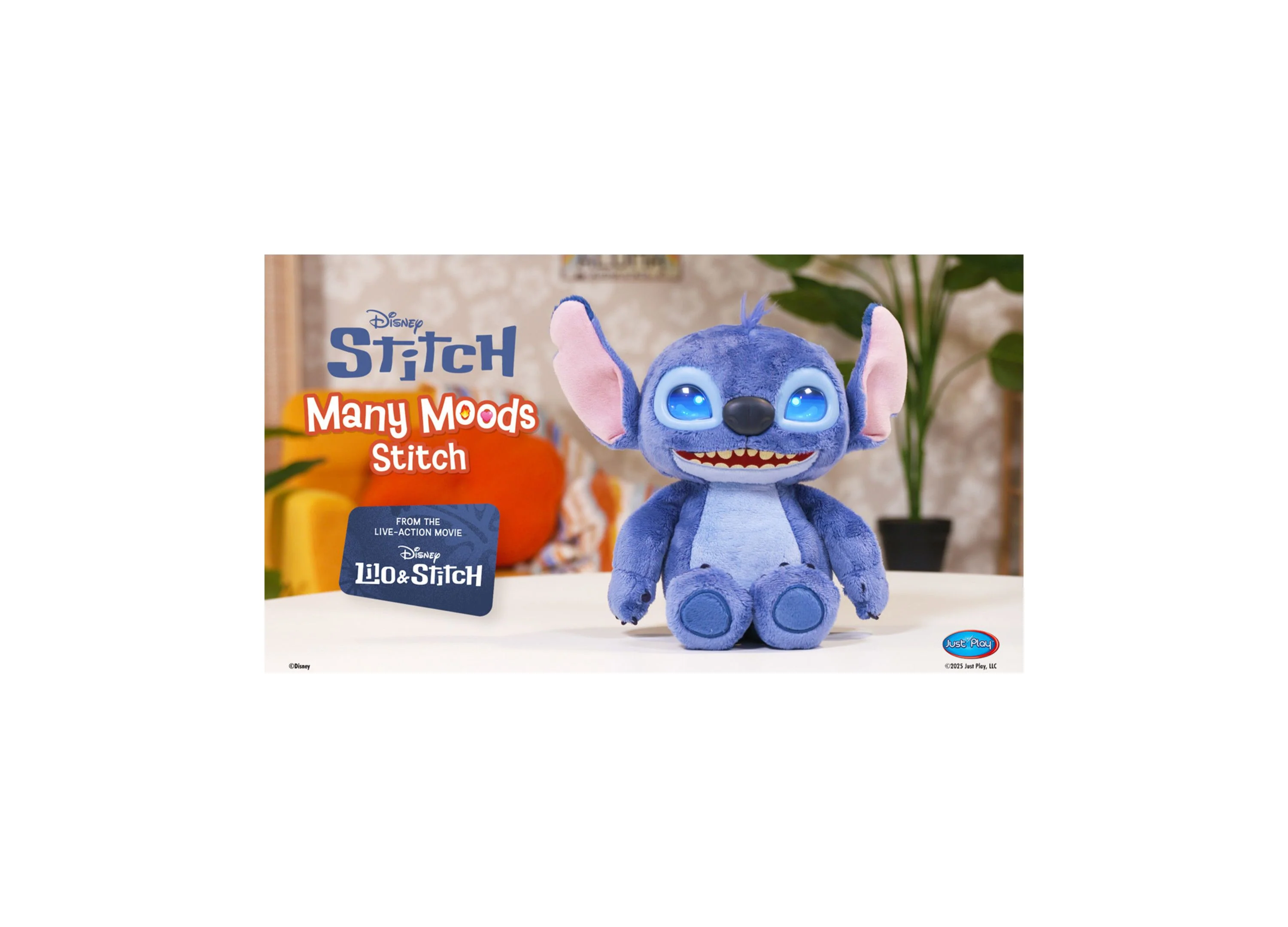 Disney Lilo & Stitch 13.5 inch Interactive Stitch Plush Toy - Image 3