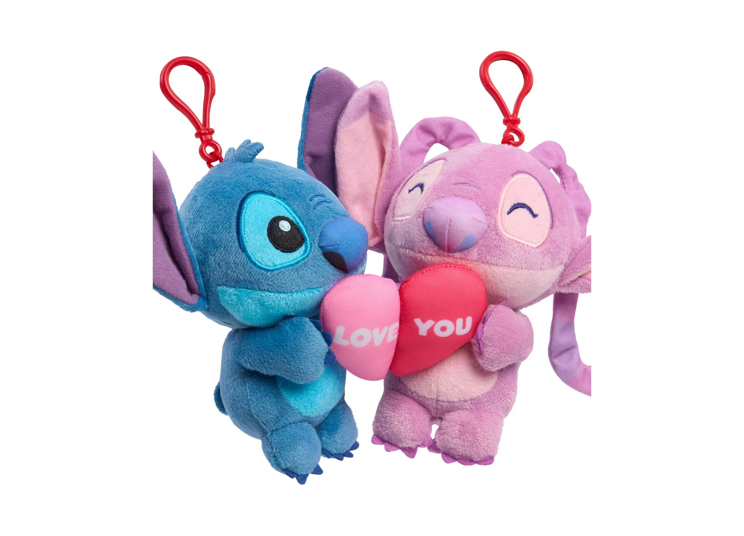 Disney Stitch 8 inch Valentine's Heart Plush & Figure Set - Image 3