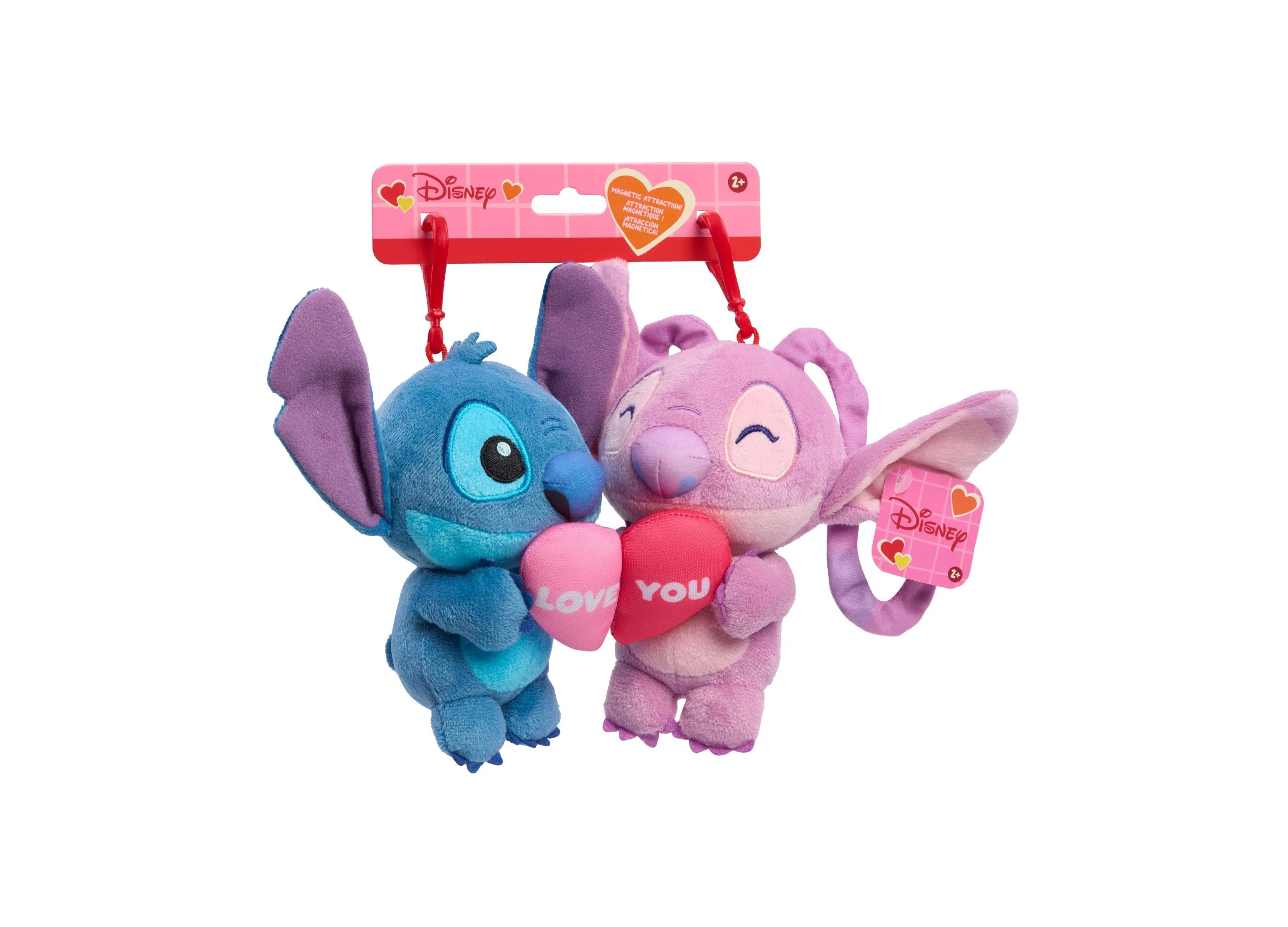 Disney Stitch 8 inch Valentine's Heart Plush & Figure Set - Image 5
