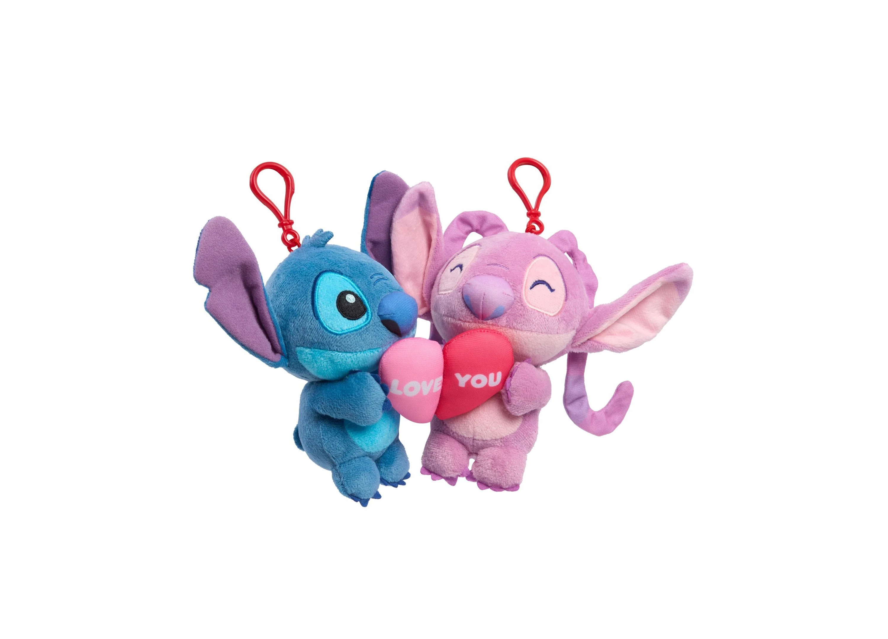Disney Stitch 8 inch Valentine's Heart Plush & Figure Set - Image 7