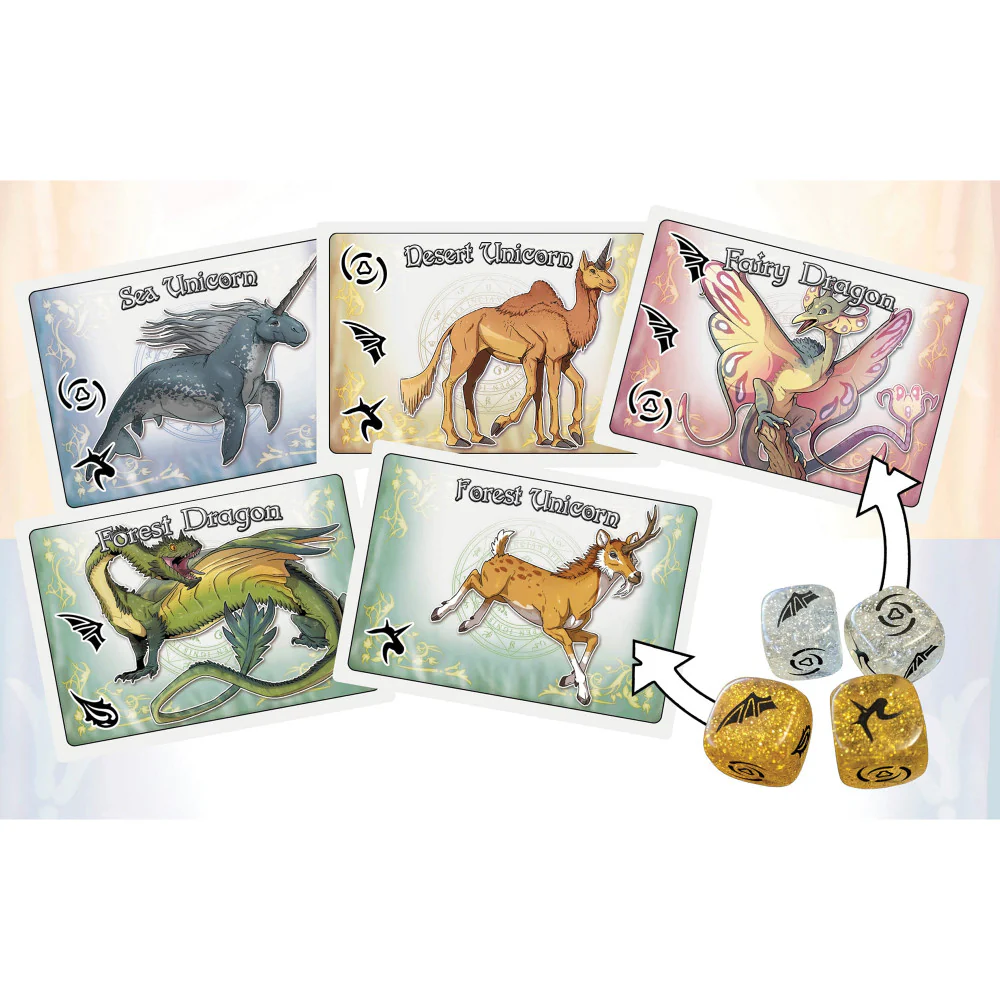 Strange Machine Games: Dragon & Unicorn Collector - Fantasy Card Game for Ages 5+ - Image 2