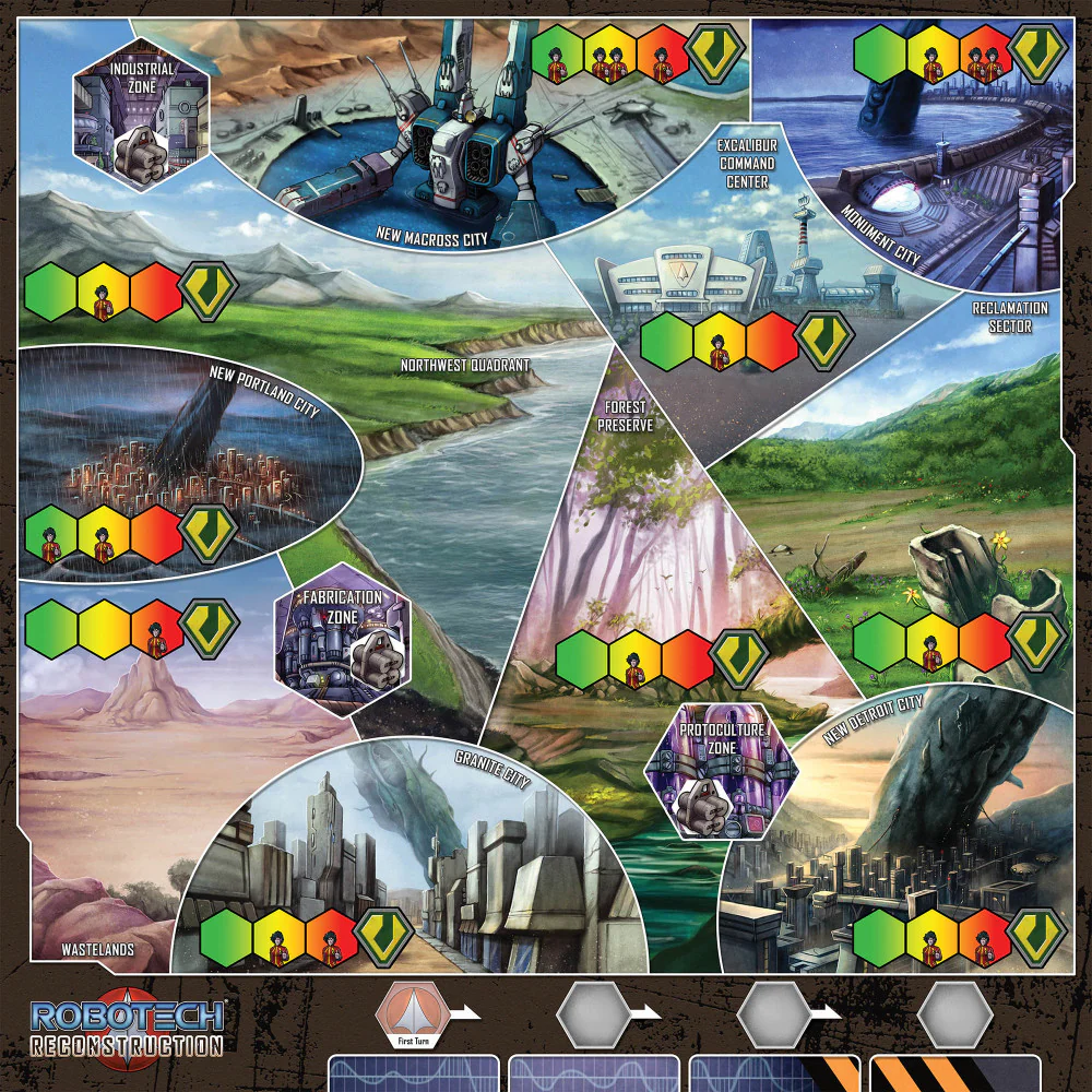 Robotech: Reconstruction - The Ultimate Strategy Board Game by Strange Machine Games - Image 6