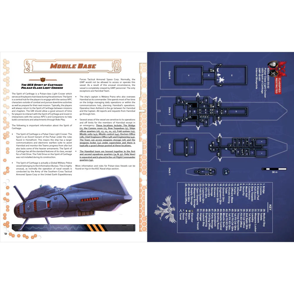 Strange Machine Games: Robotech RPG - Hannibal Campaign Hardcover Book - Image 3