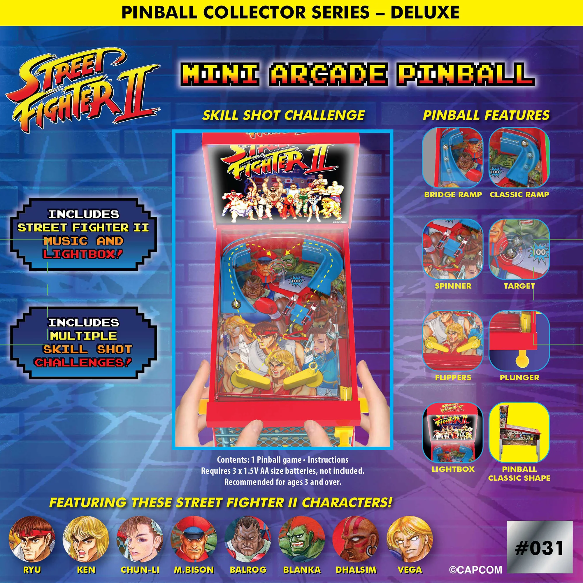 Street Fighter II Mini Arcade Pinball - Image 2