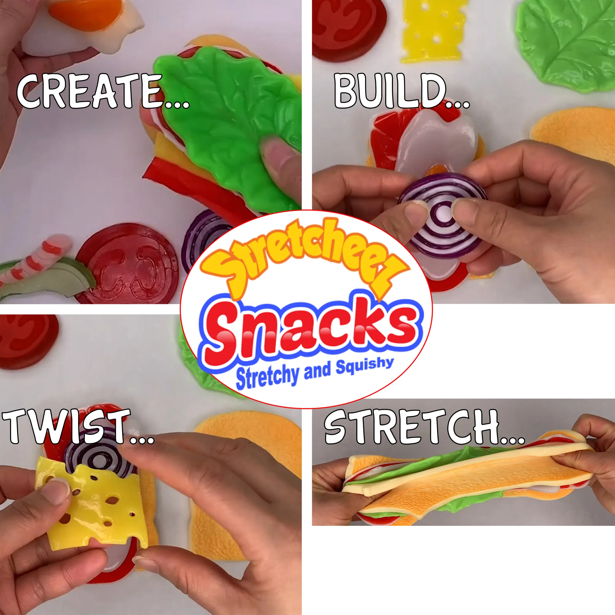 Stretcheez Snacks 2pk Mystery Combo: Breakfast, Sandwich, Hotdog Sets for Kids 3+ - Image 5