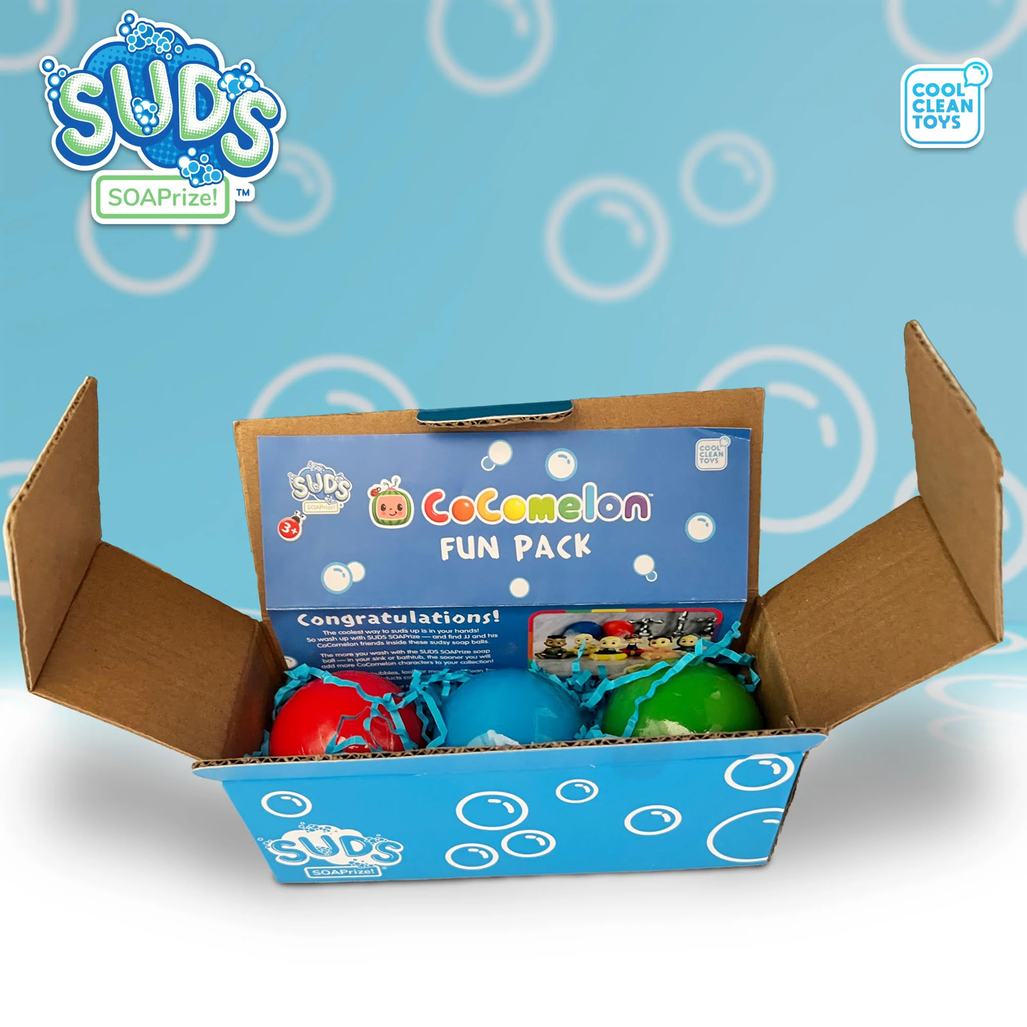 CoComelon SOAPrize Arts and Crafts Soap Ball Kit with Collector Trifold - Image 3