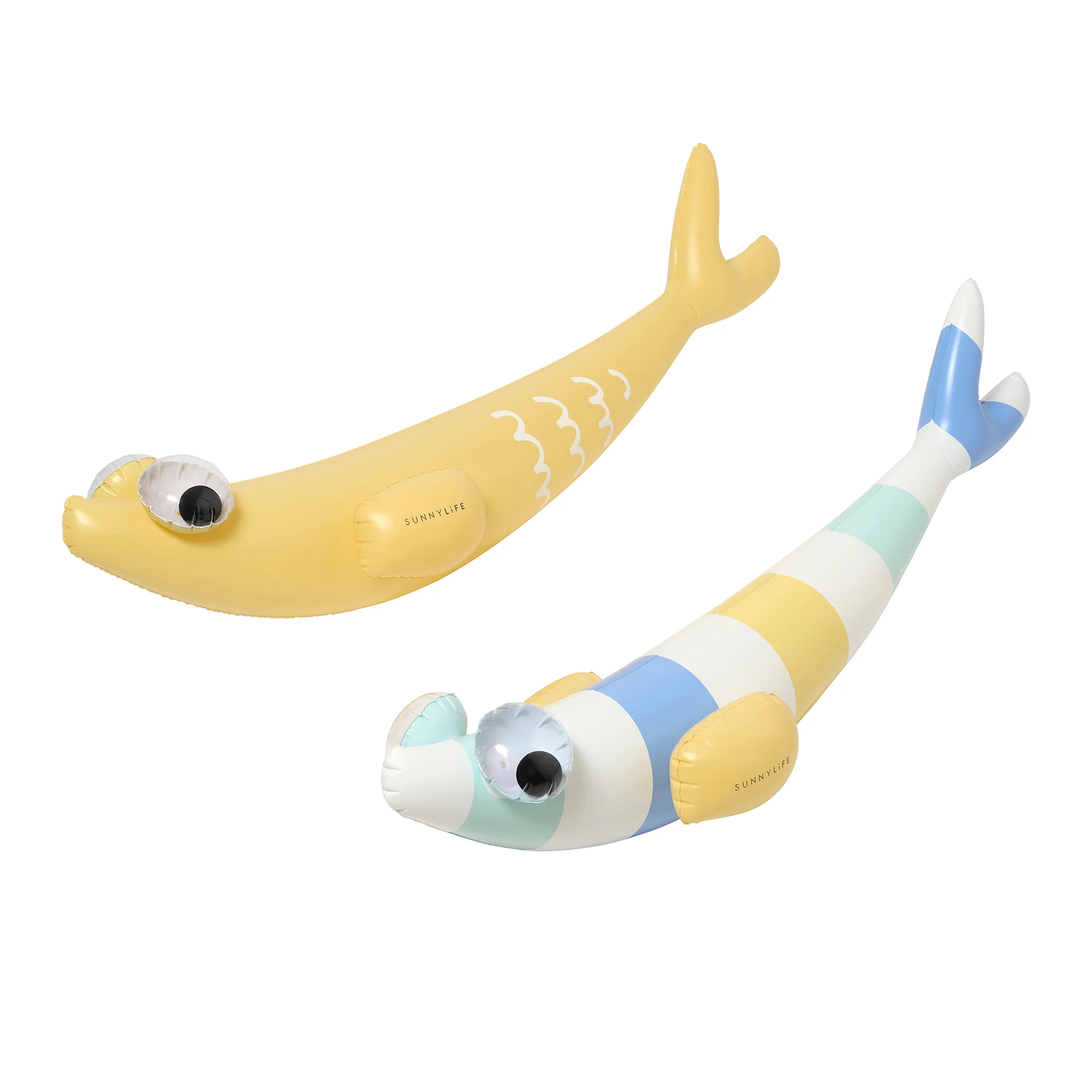 Sunnylife Kids Inflatable Finn The Fish Pool Noodles, Set of 2