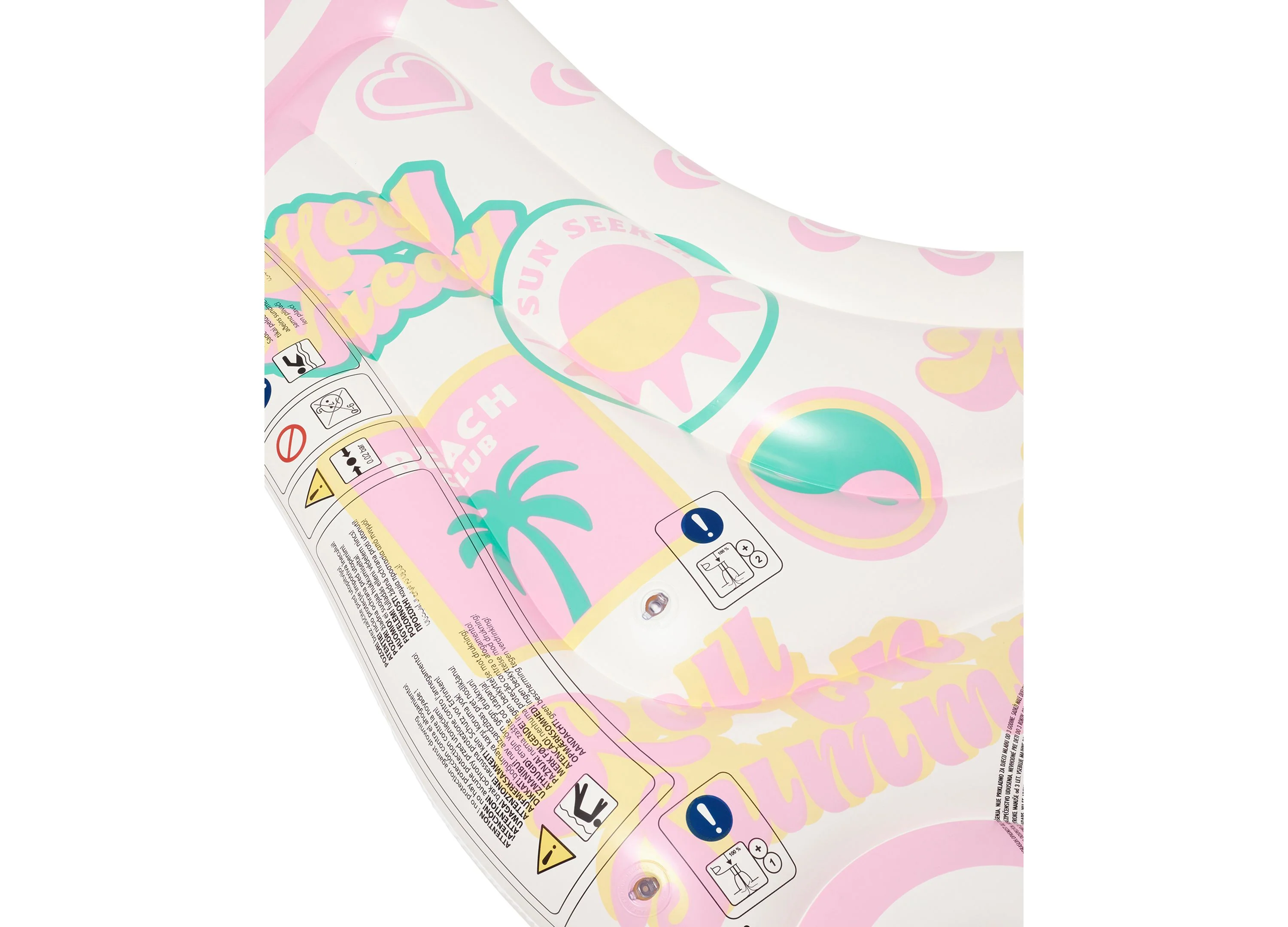 Sunnylife Kids Roller Skate Pool Float - Summer Sherbert Lie-On Lounge - Image 4