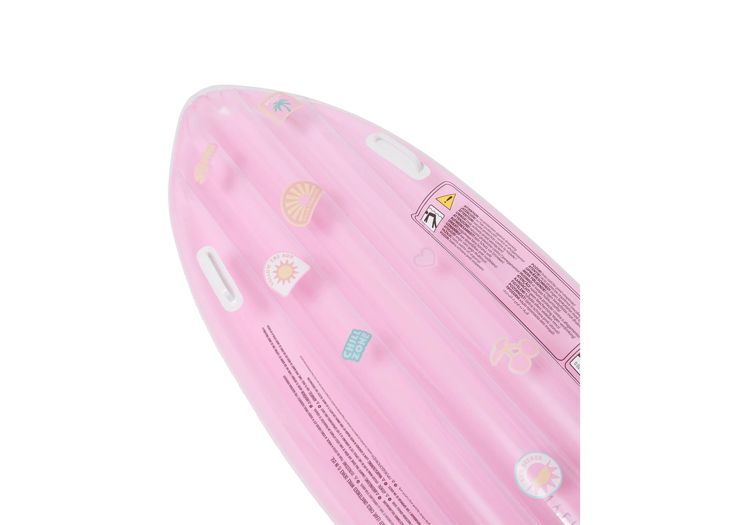 Sunnylife Kids Inflatable Surfboard Float with Customizable Stickers - Image 3
