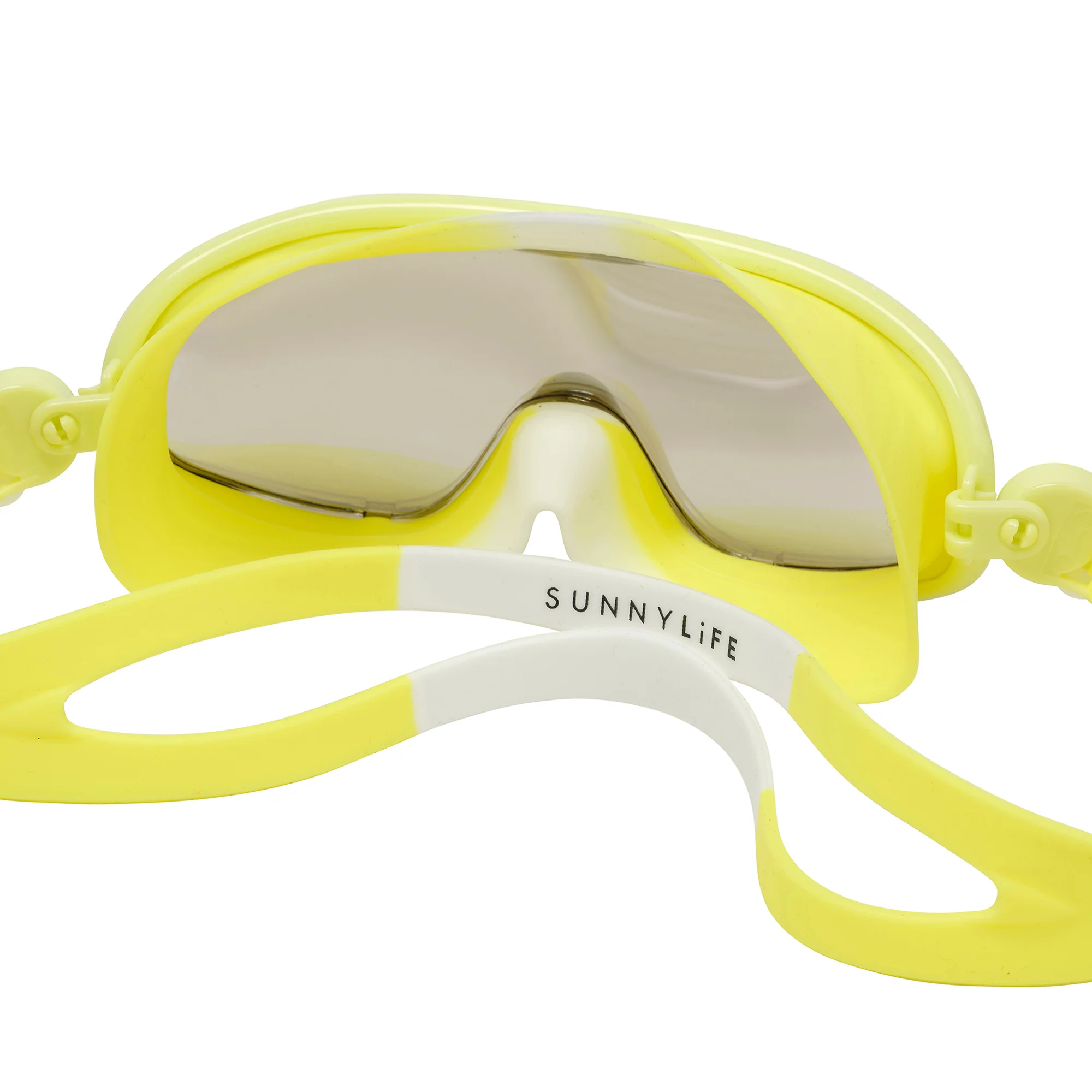 Sunnylife Kids Neon Yellow Shark Swim Mask - Salty The Shark Series - Age 3+ - Image 4