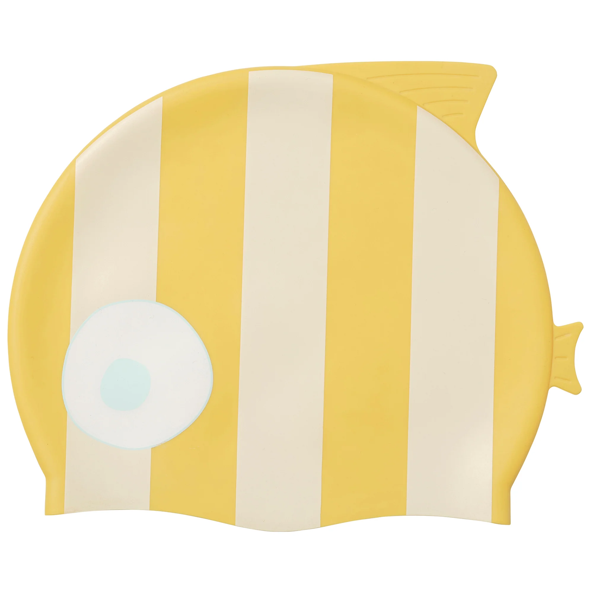 Sunnylife Finn The Fish Kids' Silicone Swim Cap, Ages 3-9 - Image 4