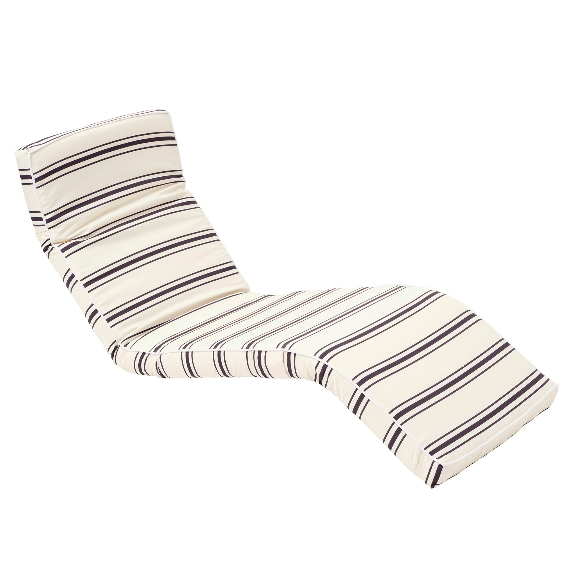 Sunnylife Adjustable Lounger Chair - Charcoal Stripe