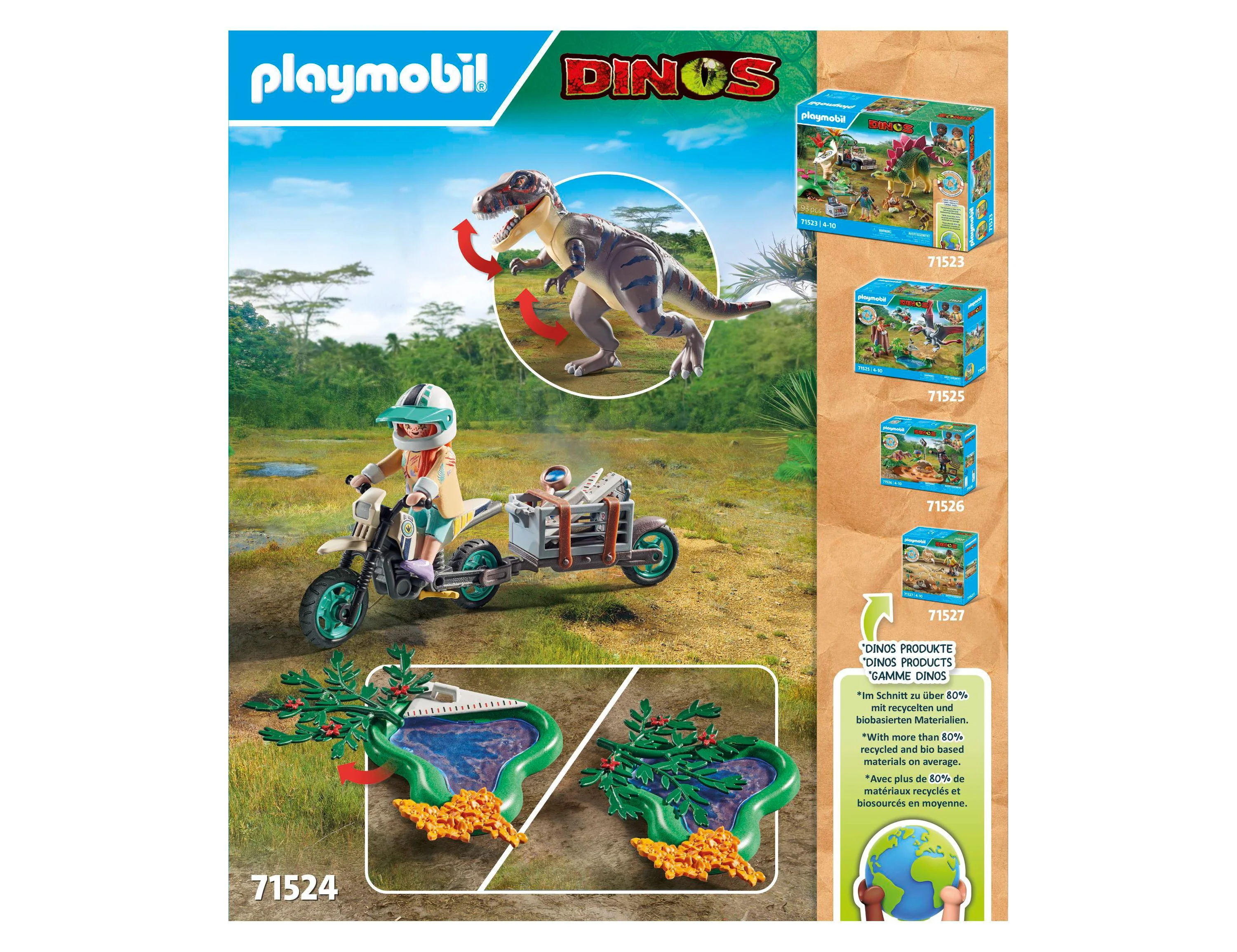 PLAYMOBIL T-REX HUNT Adventure Play Set - Image 3