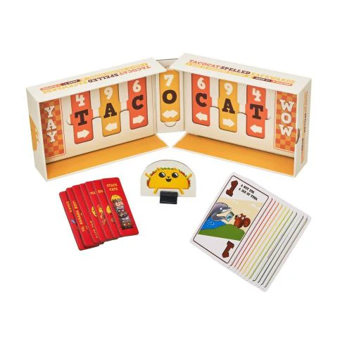 Tacocat Spelled Backwards Palindrome Duel Board Game - Image 3